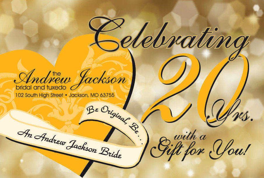 Andrew Jackson Bride Gift Card