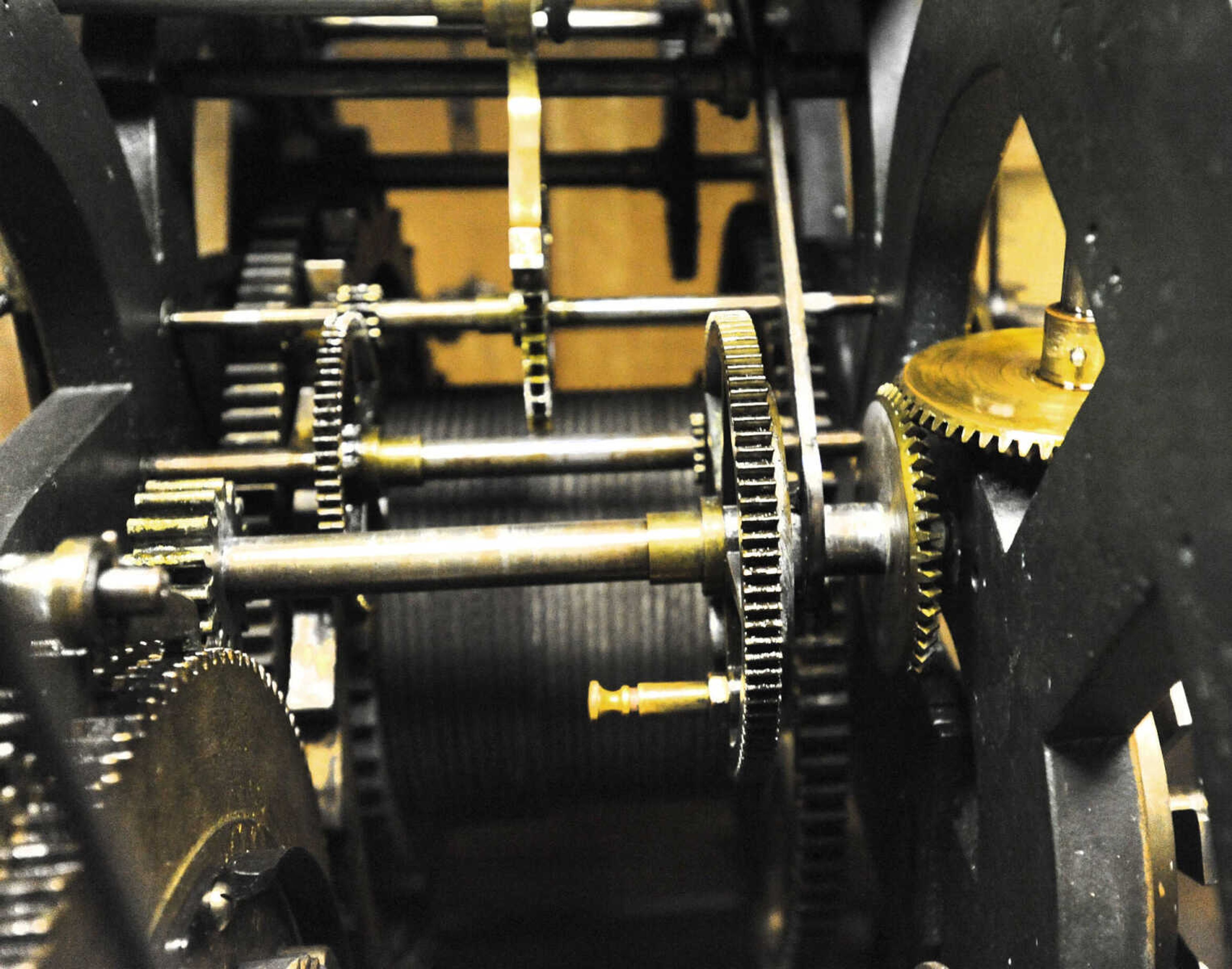 LAURA SIMON ~ lsimon@semissourian.com

Clockwork inside the dome of the Cape Girardeau County Courthouse in Jackson, Missouri, Wednesday, Feb. 18, 2015.