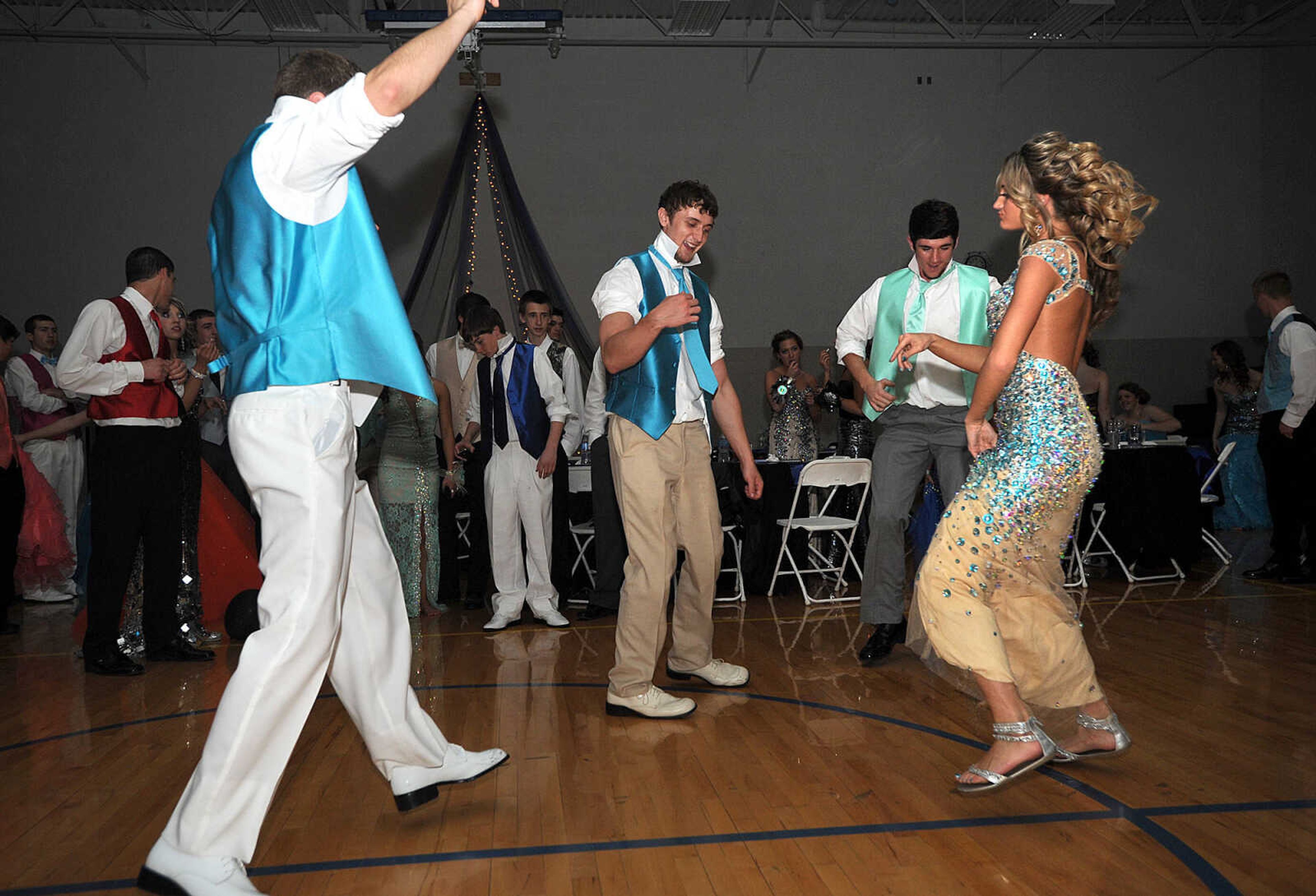 LAURA SIMON ~ lsimon@semissourian.com

Oran High School held its prom Saturday night, April 12, 2014, inside the school's gymnasium.