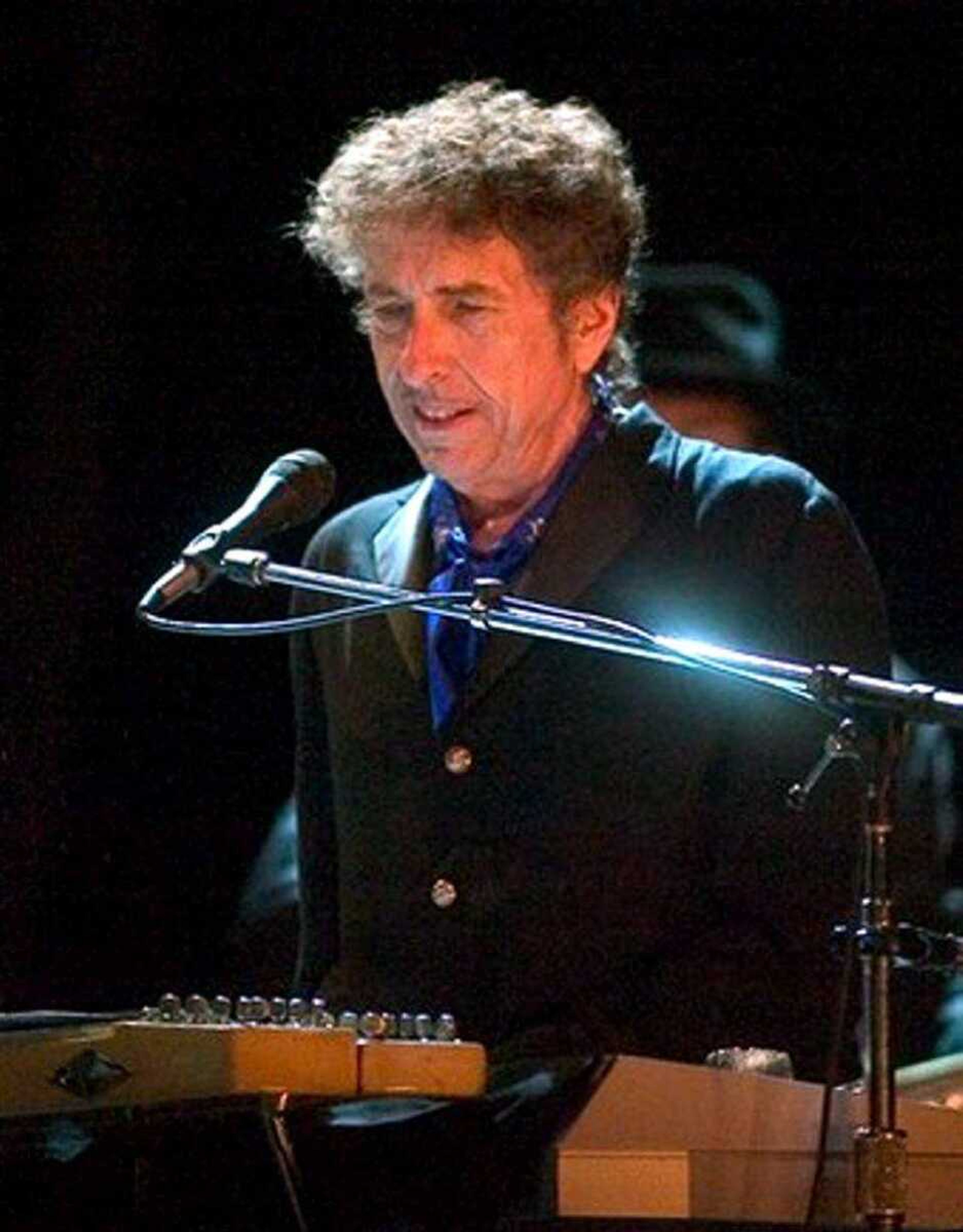 Bob Dylan performed Aug. 24, 2006, at the Pawtucket Arts Festival at McCoy Stadium in Pawtucket, R.I. (Associated Press file)