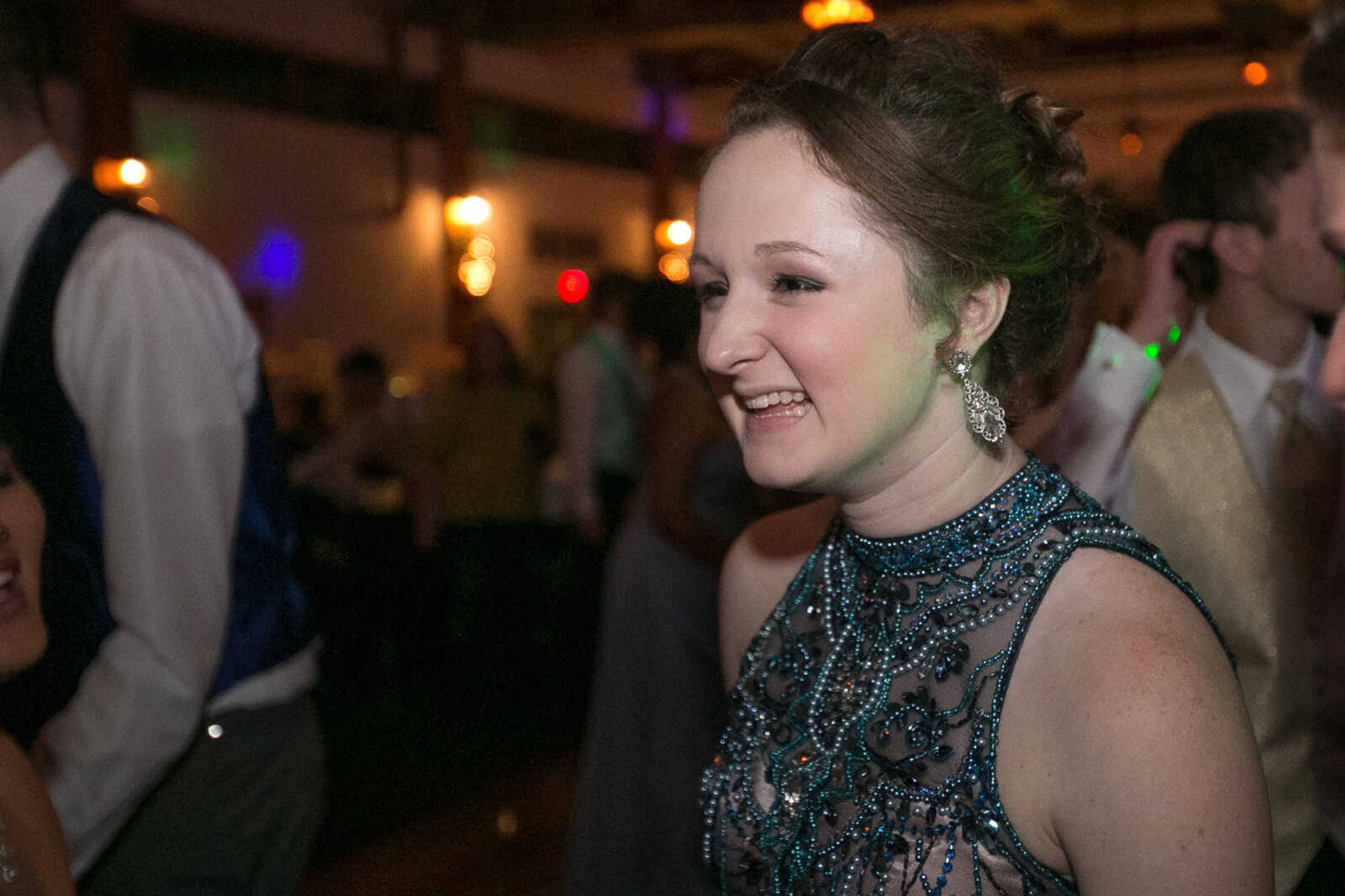 GLENN LANDBERG ~ glandberg@semissourian.com

Students take to the dance floor during the Notre Dame Regional High School prom, "Red Carpet Gala," Friday, April 29, 2016 at Bavarian Halle in Jackson.