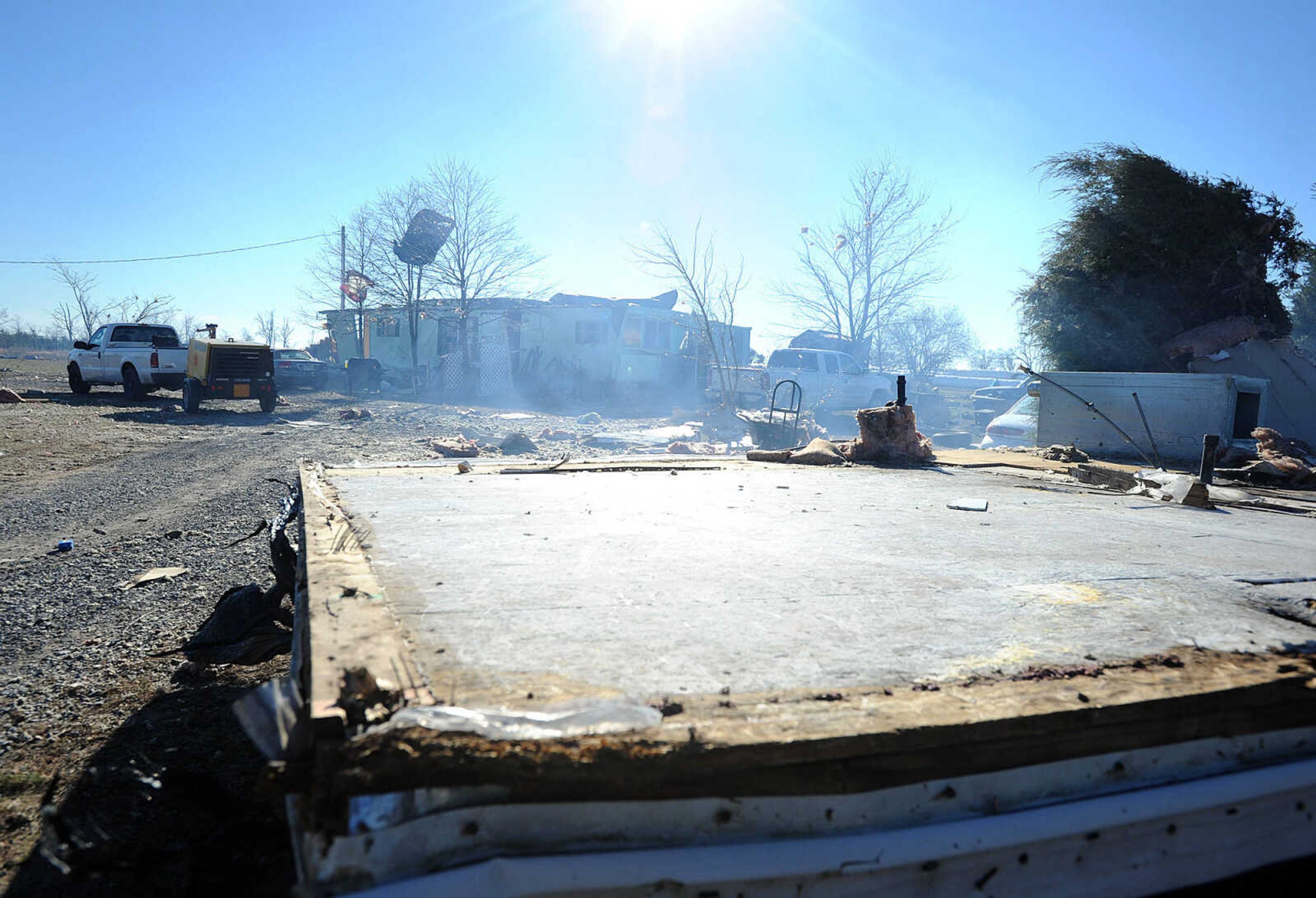 LAURA SIMON ~ lsimon@semissourian.com

Debris and damage from Sunday's severe weather is seen along Scott County Road 507, Monday, Nov. 18, 2013.