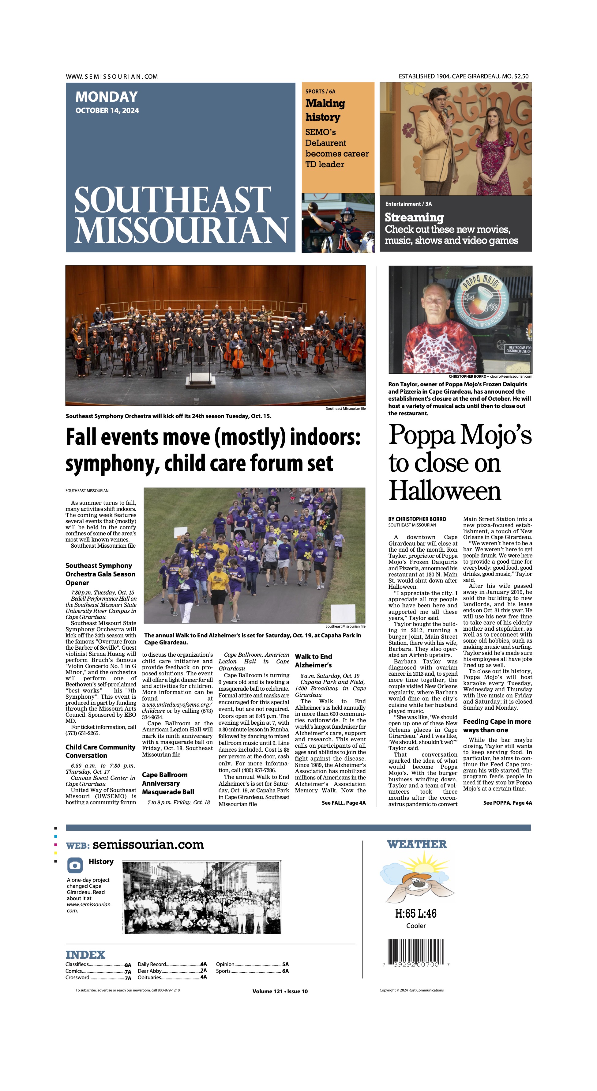 Monday, October 14, 2024 EEdition