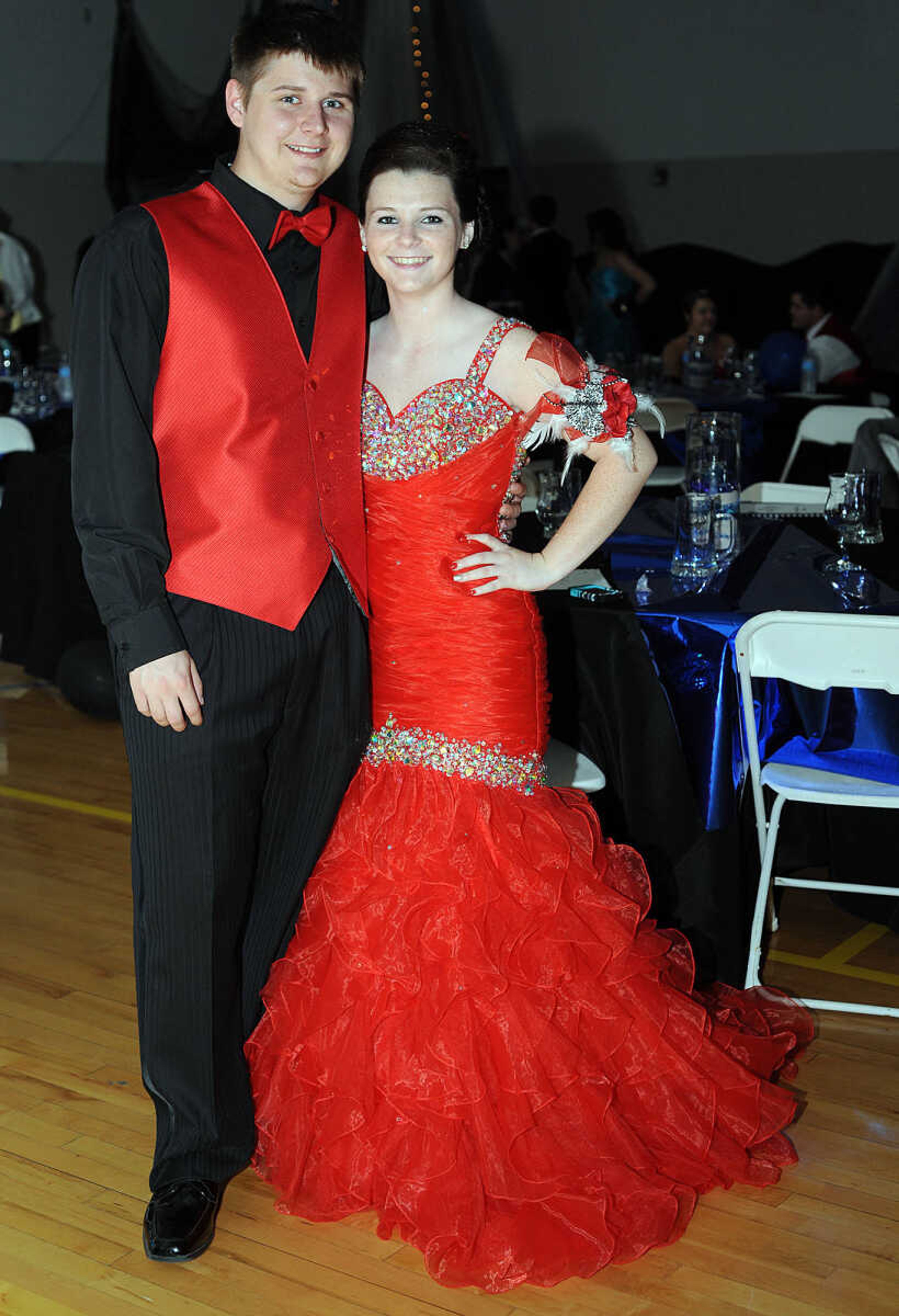 LAURA SIMON ~ lsimon@semissourian.com

Oran High School held its prom Saturday night, April 12, 2014, inside the school's gymnasium.