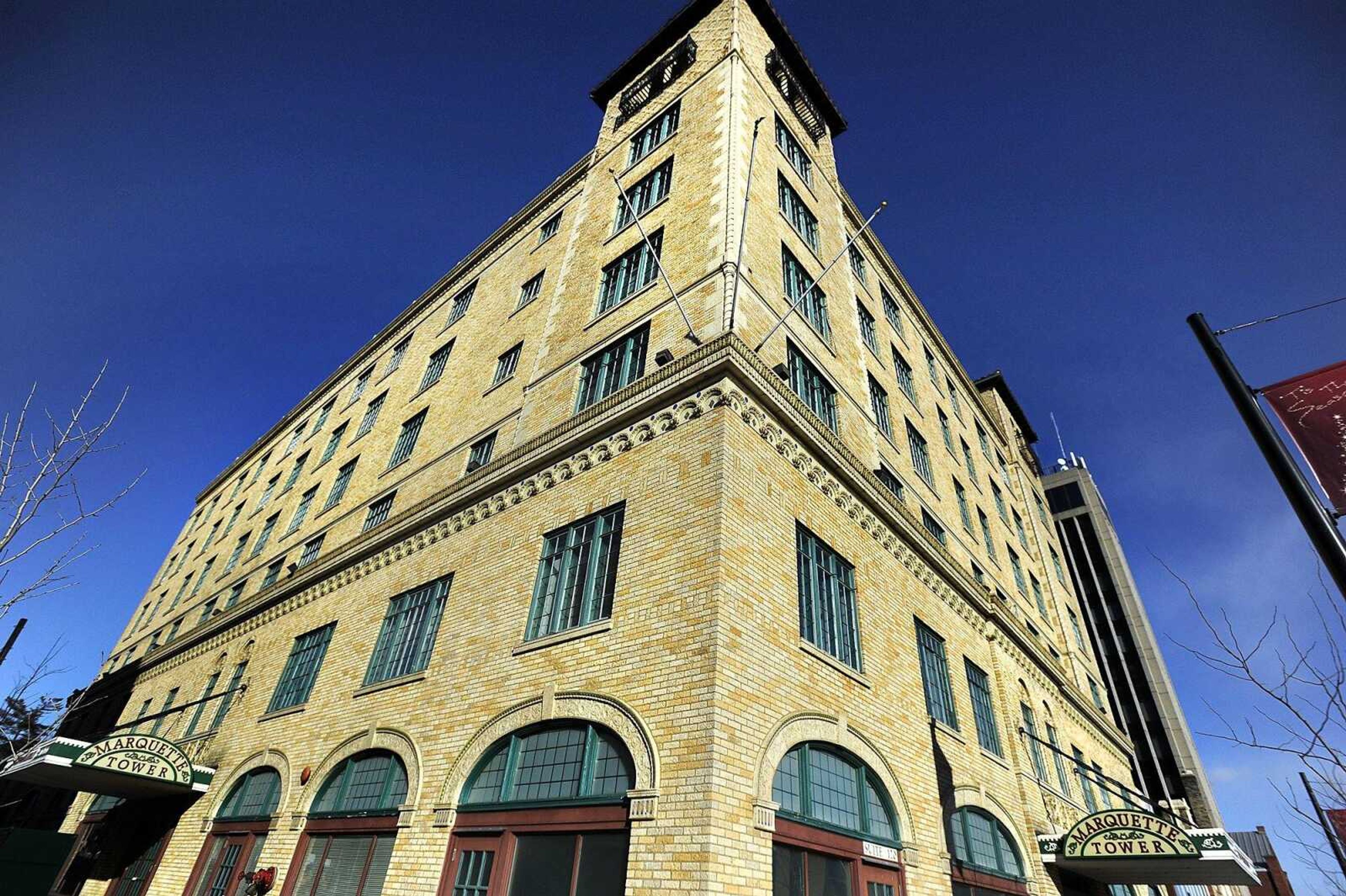 The Marquette Tower at 338 Broadway as seen Wednesday, Jan. 7, 2015. (Laura Simon)