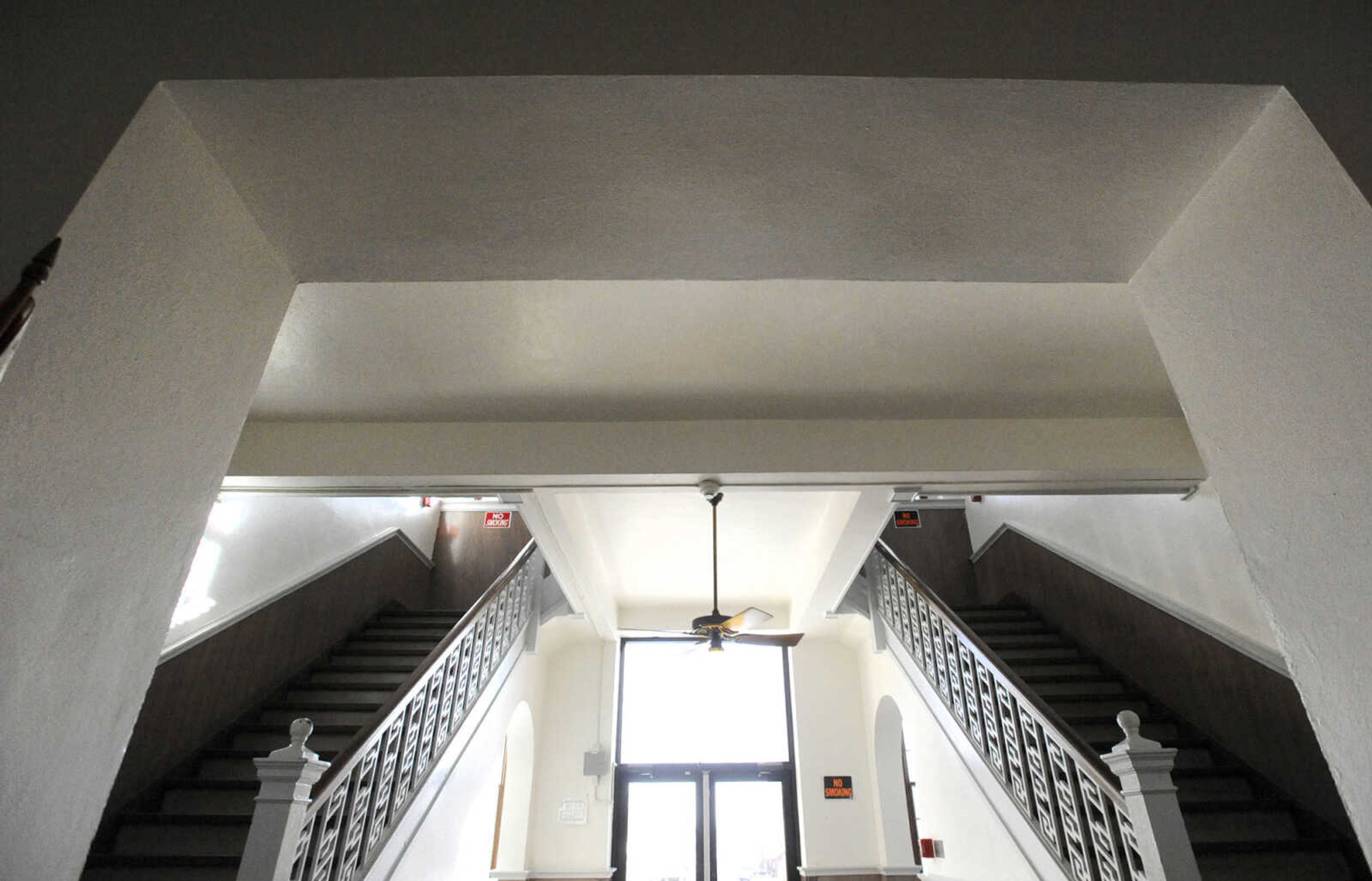 LAURA SIMON ~ lsimon@semissourian.com

Stairs lead to the second floor of the Cape Girardeau County Courthouse in Jackson, Missouri, Wednesday, Feb. 18, 2015.