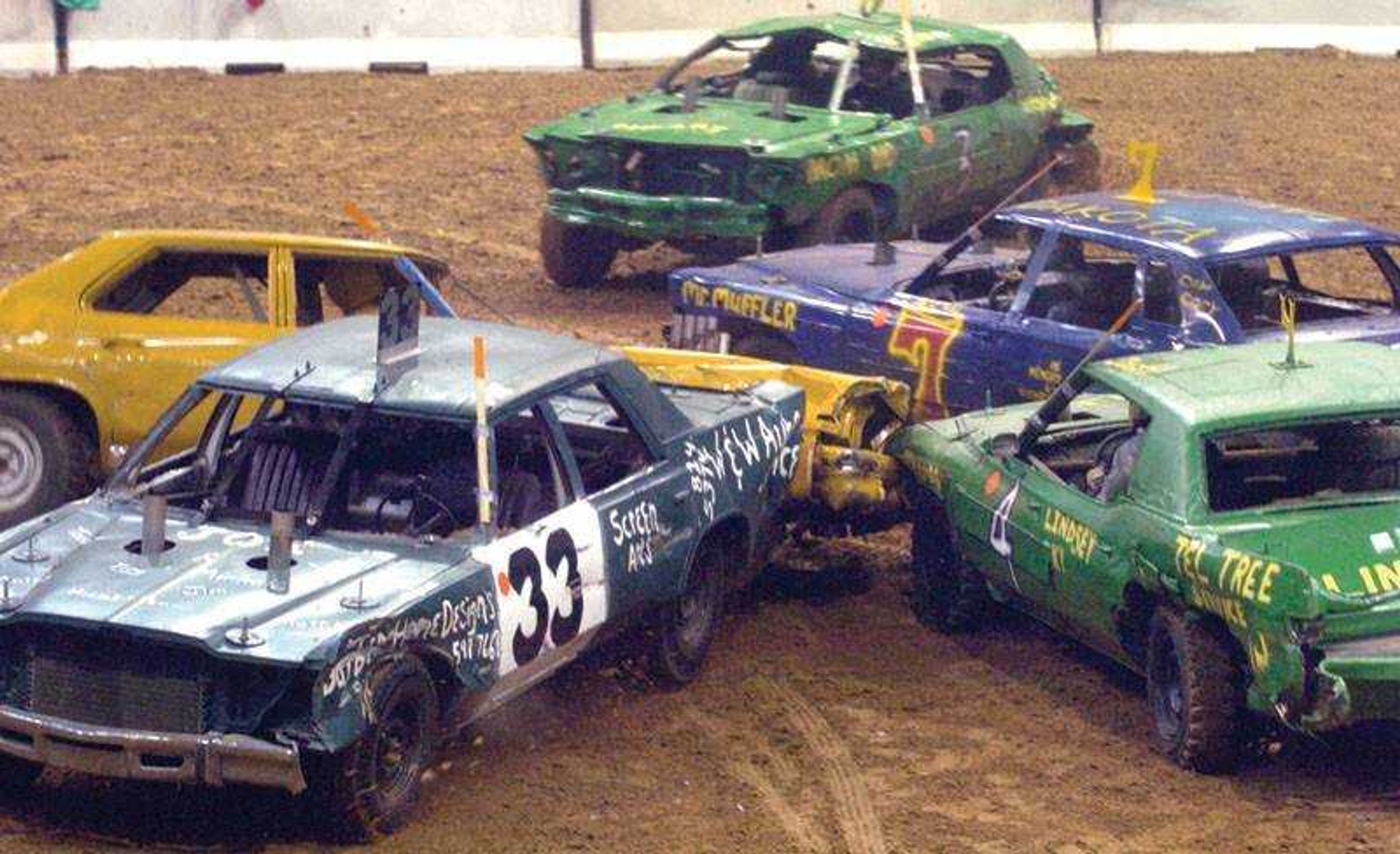 The American mechanized gladiator match: Demo Derby.
(Fred Lynch photo)