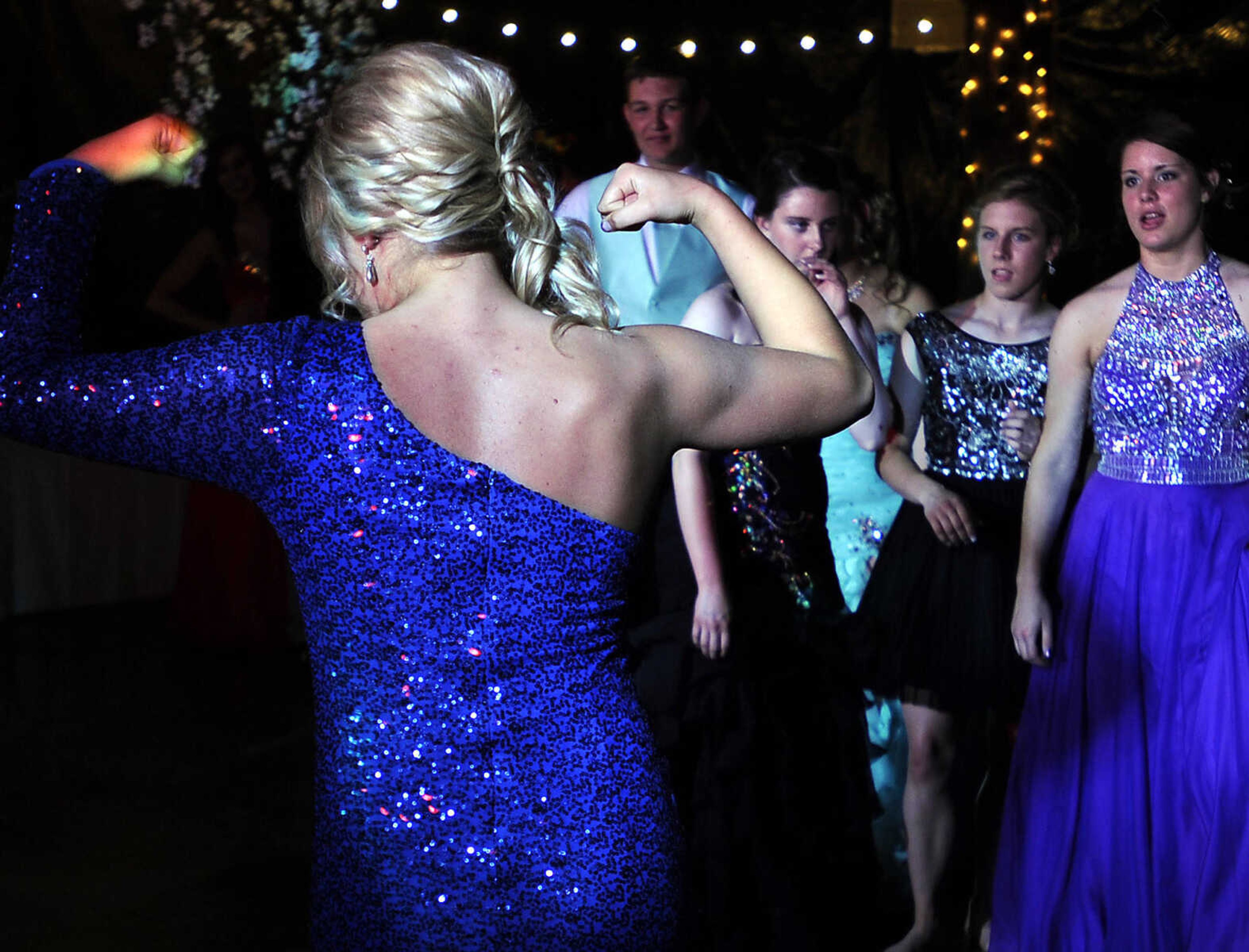 The Leopold High School prom, "An Enchanted Forest," Saturday, April 25, 2015 in Leopold, Missouri.