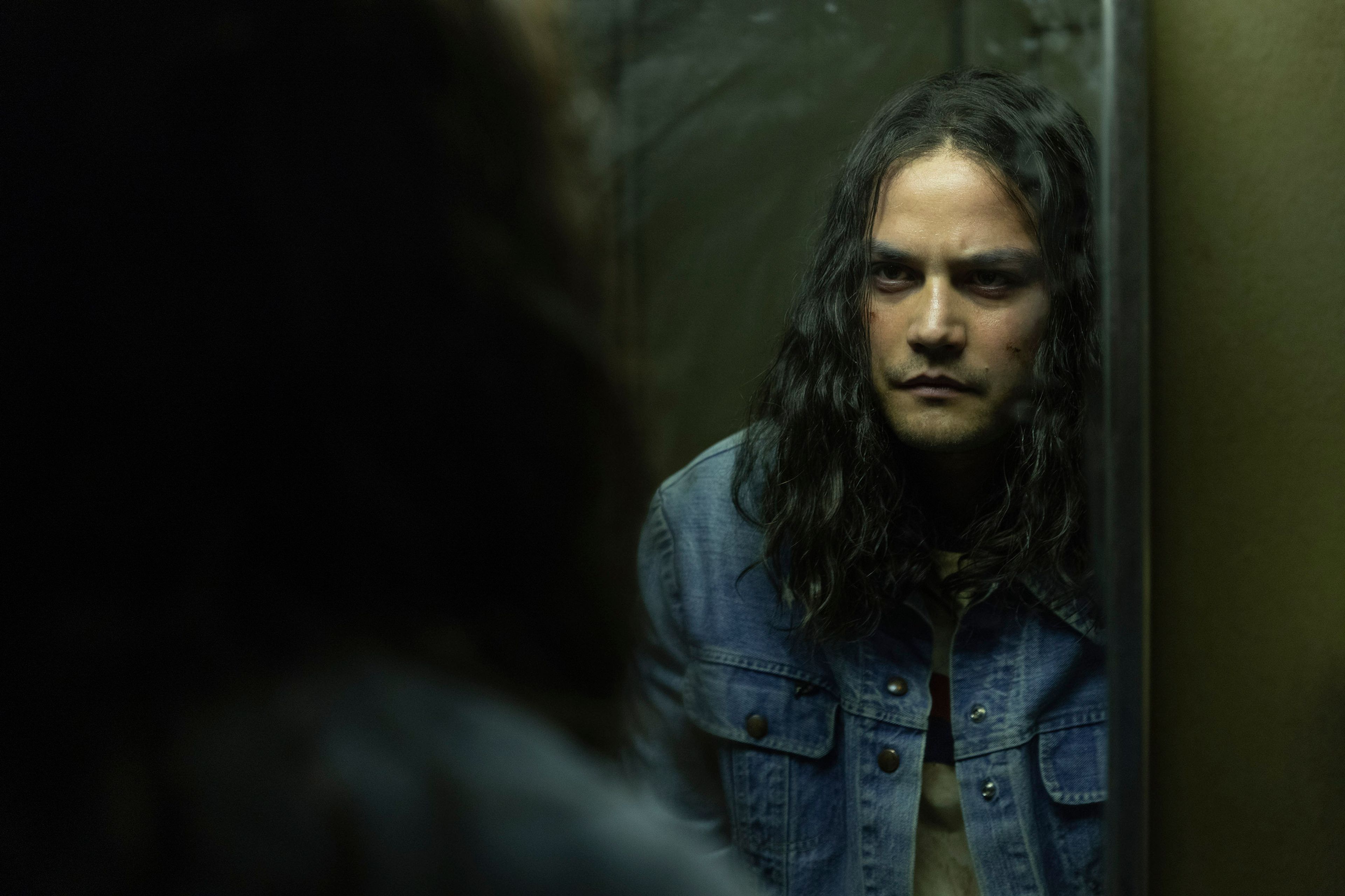 This image released by Netflix shows Daniel Zovatto in a scene from "Woman of the Hour." (Leah Gallo/Netflix via AP)