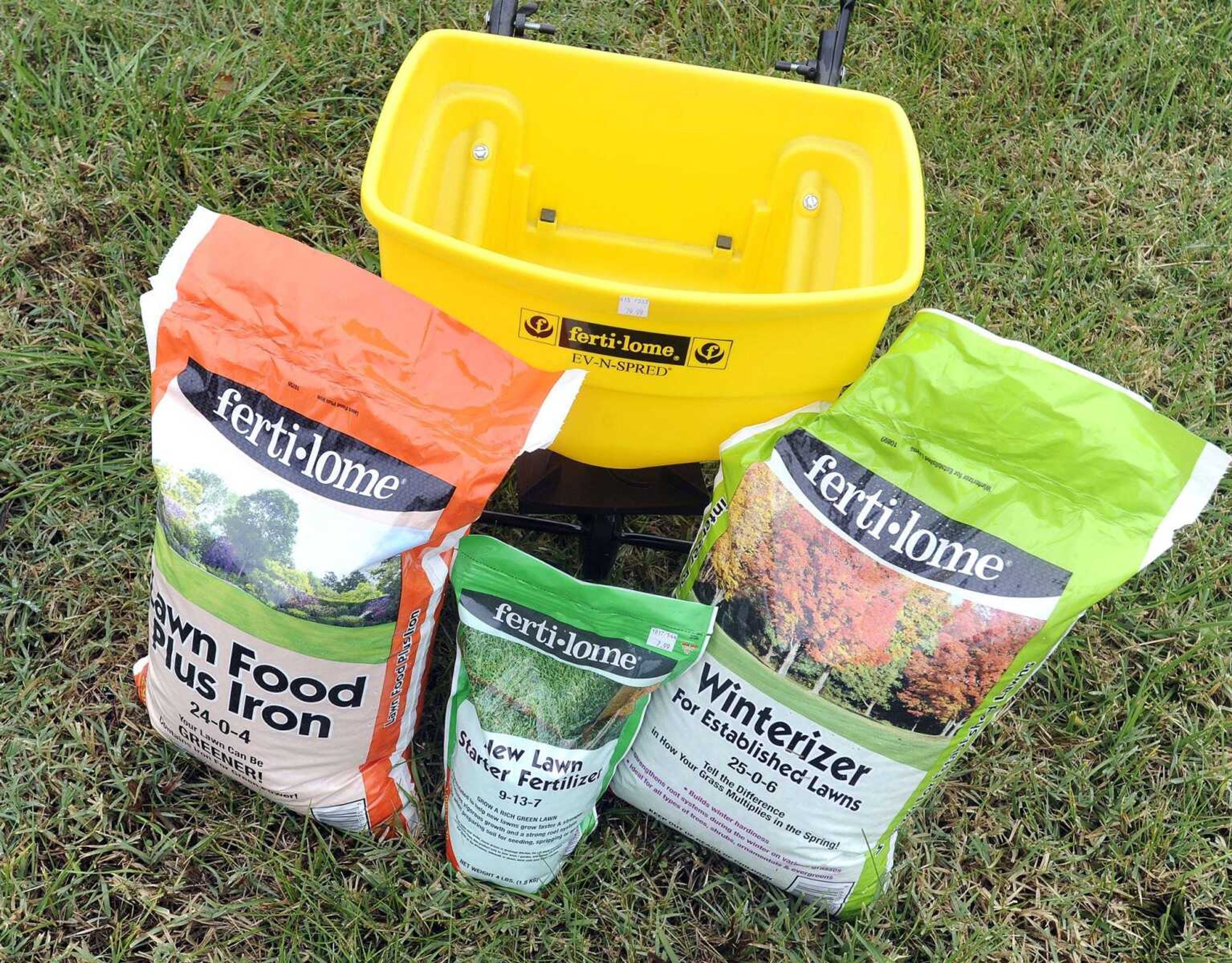 Lawn fertilizer can be used at this time of the year to help grass look better in 2018.