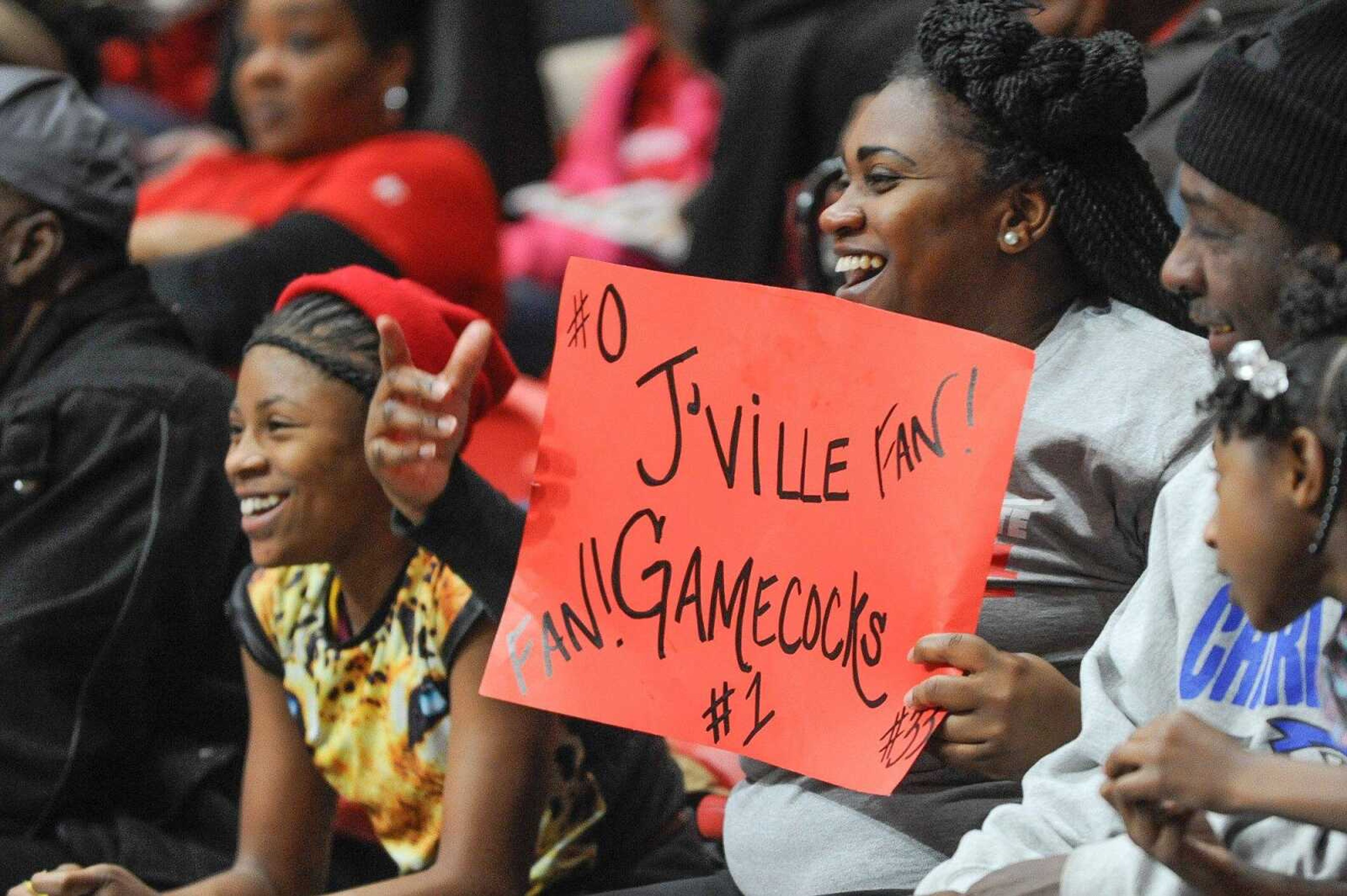 Fans watch the Southeast Missouri State vs. Jacksonville State game Wednesday, Jan. 13, 2016 at the Show Me Center. (Glenn Landberg)