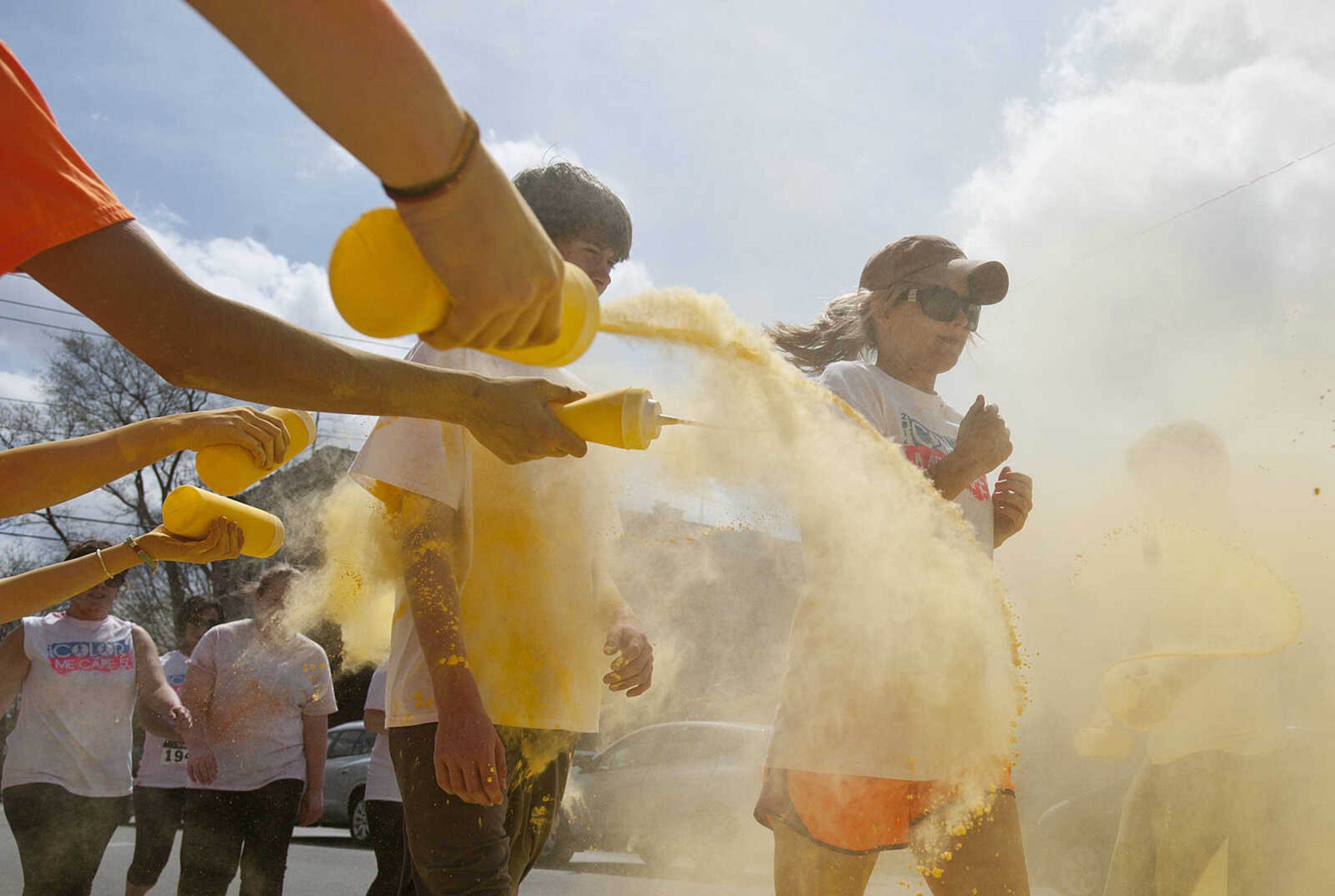 ADAM VOGLER ~ avogler@semissourian.com
The Color Me Cape 5k Saturday, April 12, in Cape Girardeau.