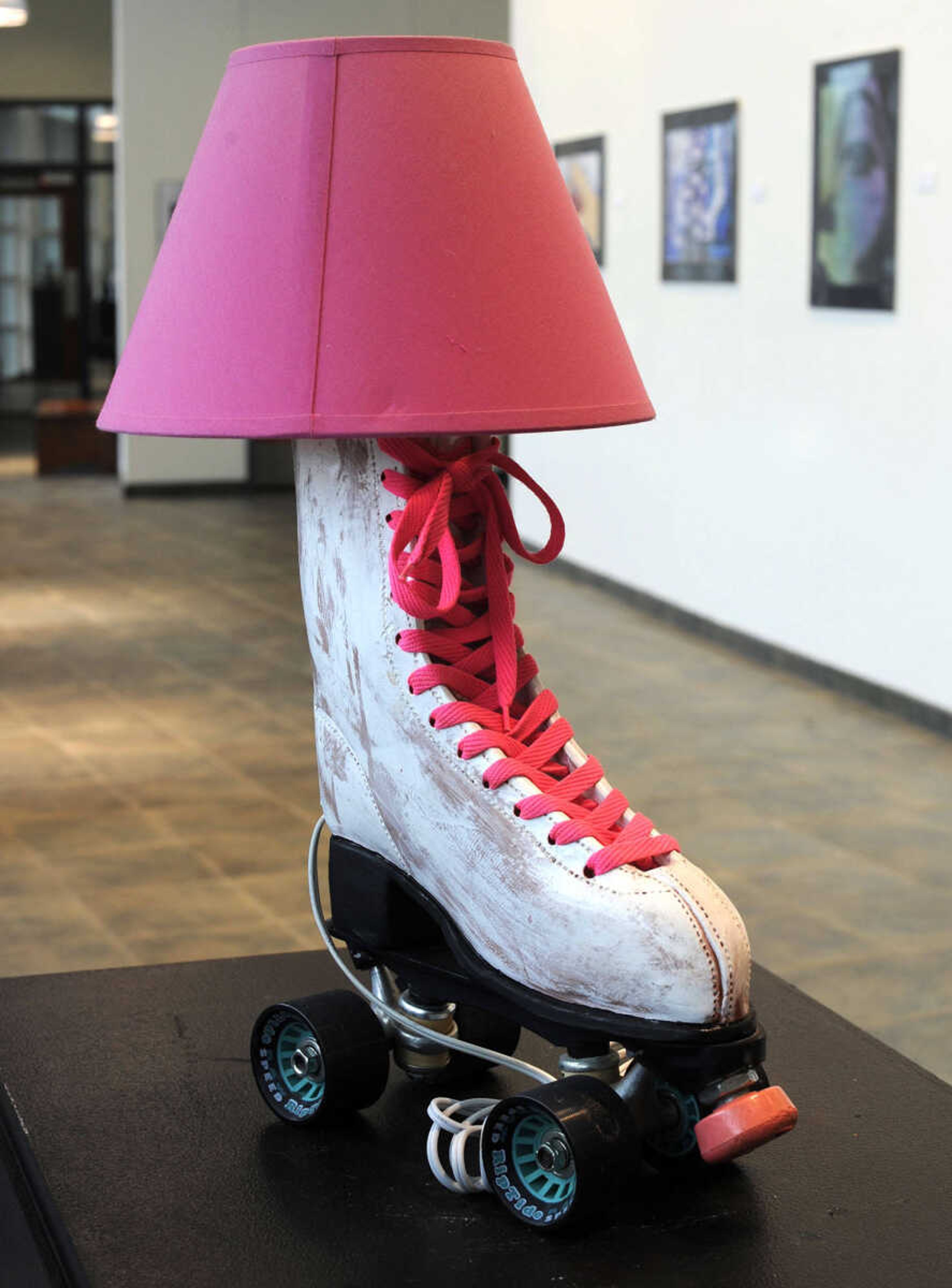 Hannah Self, mixed media, "Lamp," Cape Central.