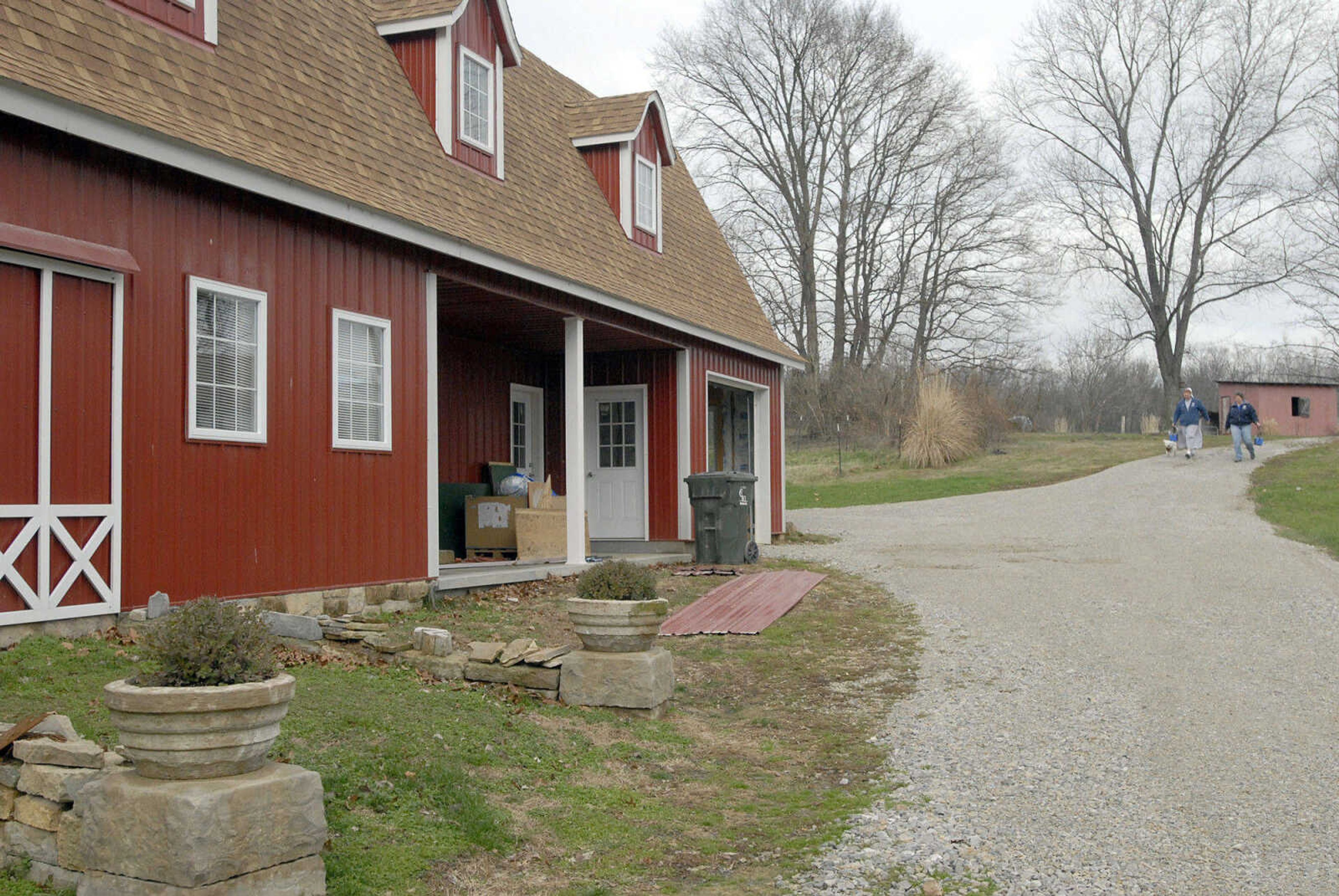 LAURA SIMON ~ lsimon@semissourian.com
Red barns fill the landscape Wednesday, Dec. 14, 2011 at Baetje Farms in Bloomsdale, Mo.