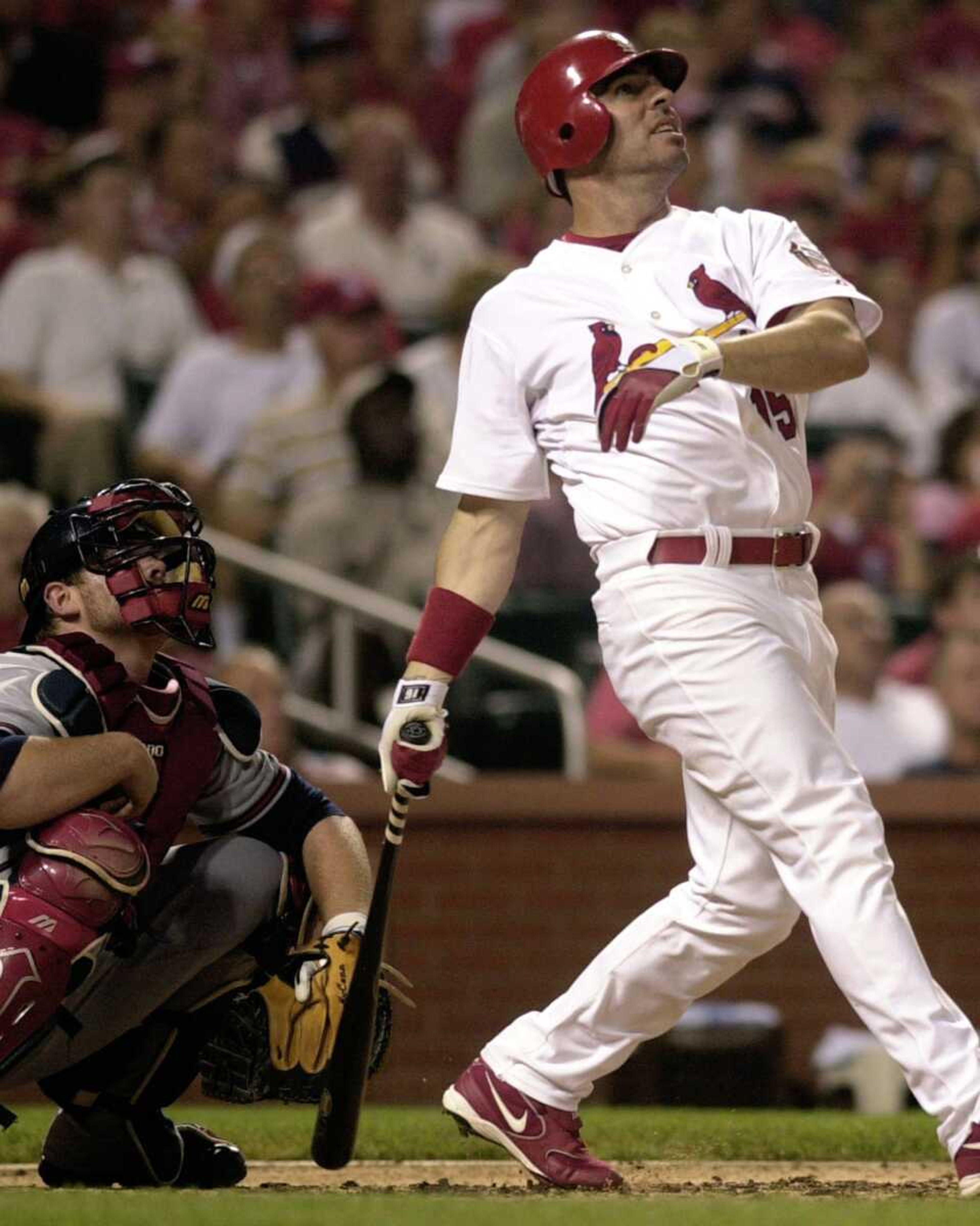 Outfielder Jim Edmonds announced his retirement Friday. (AP file photo)