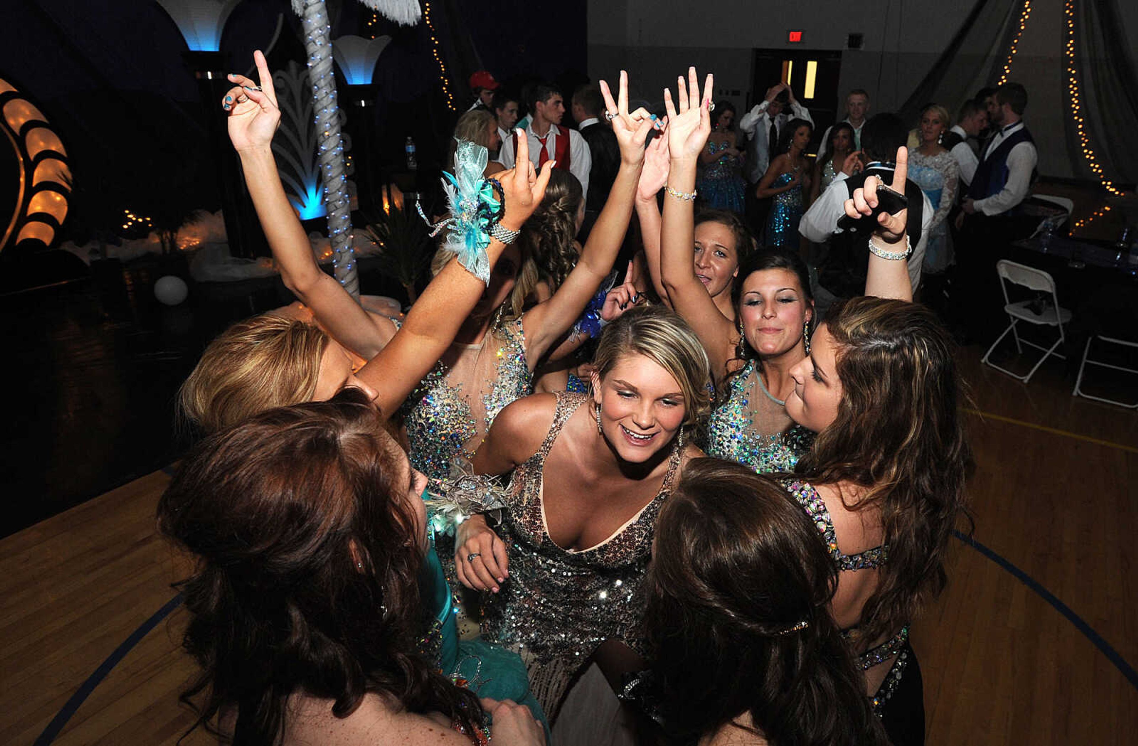 LAURA SIMON ~ lsimon@semissourian.com

Oran High School held its prom Saturday night, April 12, 2014, inside the school's gymnasium.