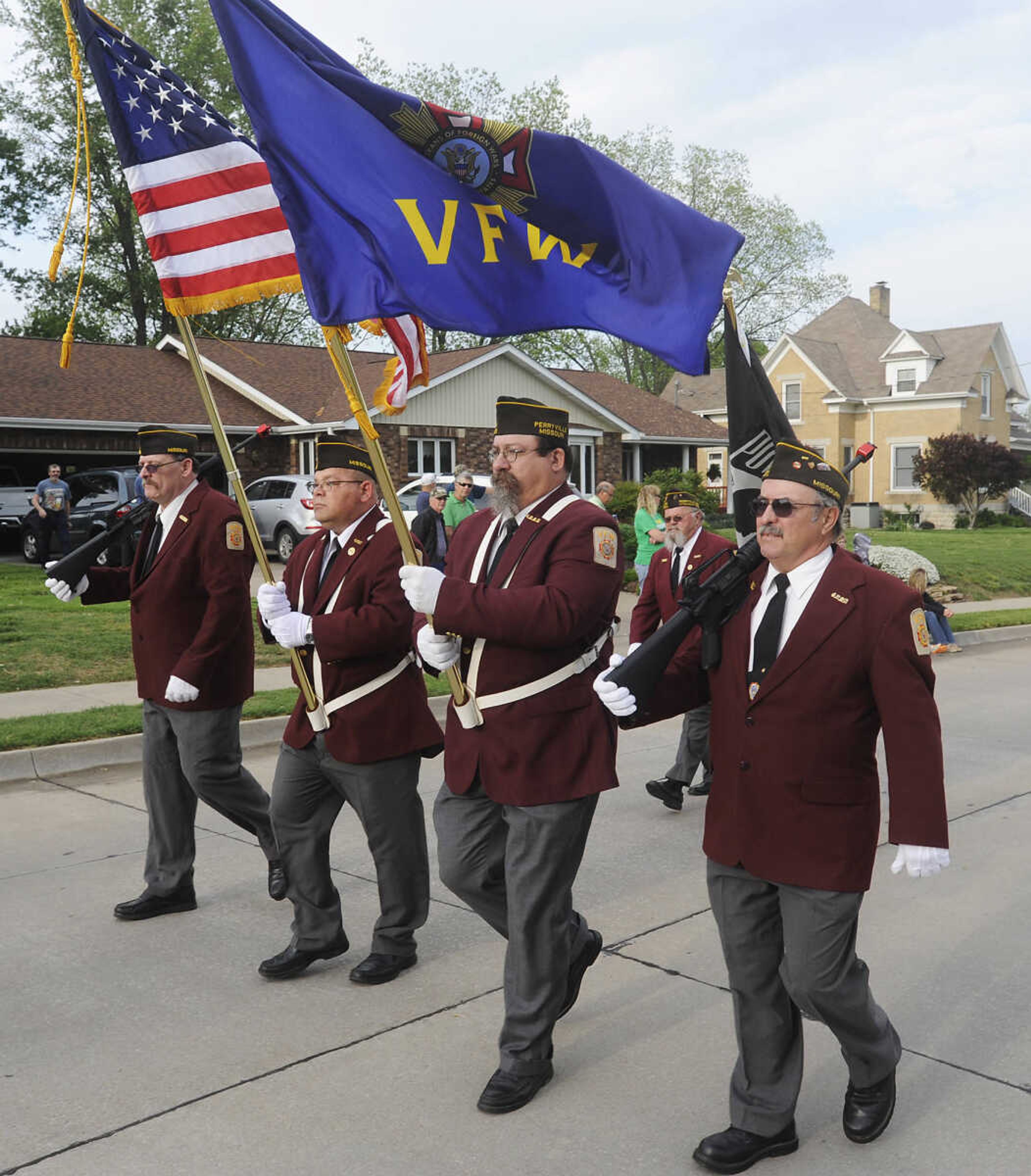 The Perryville Mayfest Parade Friday, May 10, in Perryville, Mo. This year's Mayfest theme is Peace, Love, Perryville Mayfest.