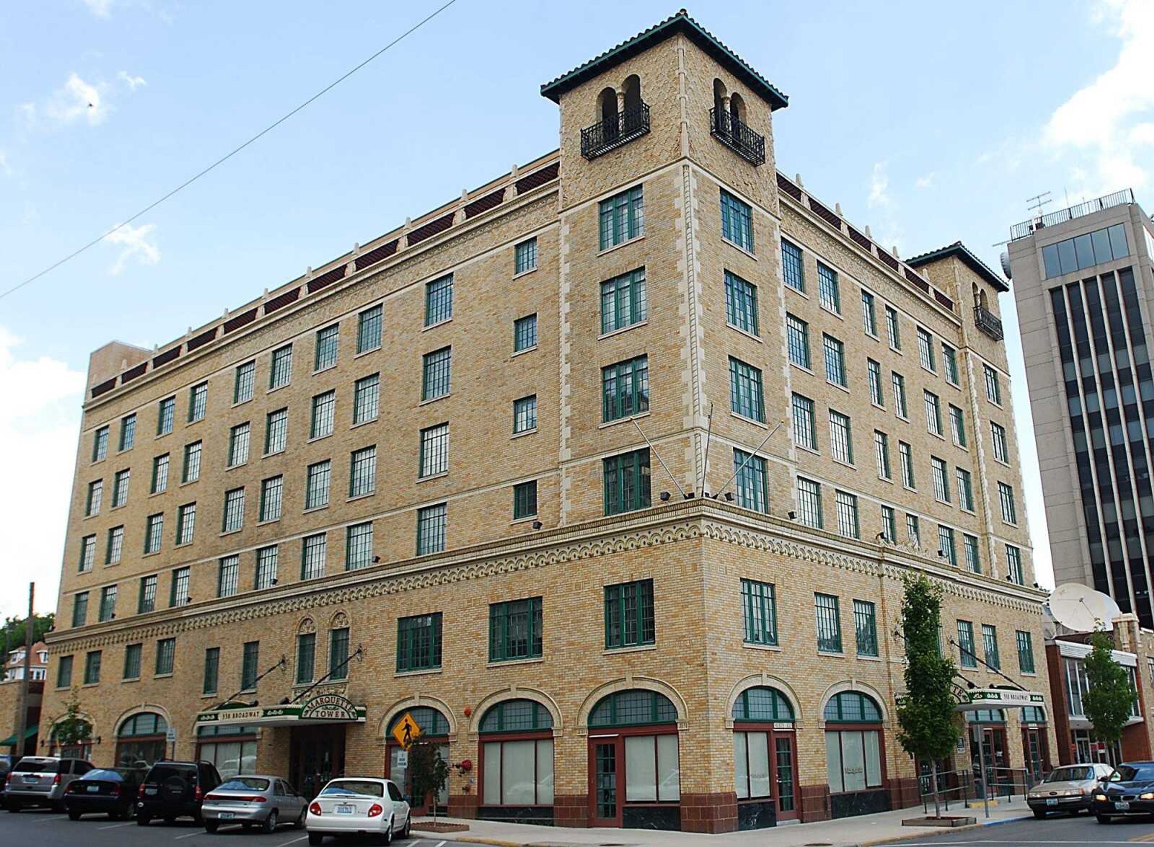 The Marquette Tower, 338 Broadway, in Cape Girardeau was restored using historic preservation tax credits. (Aaron Eisenhauer)