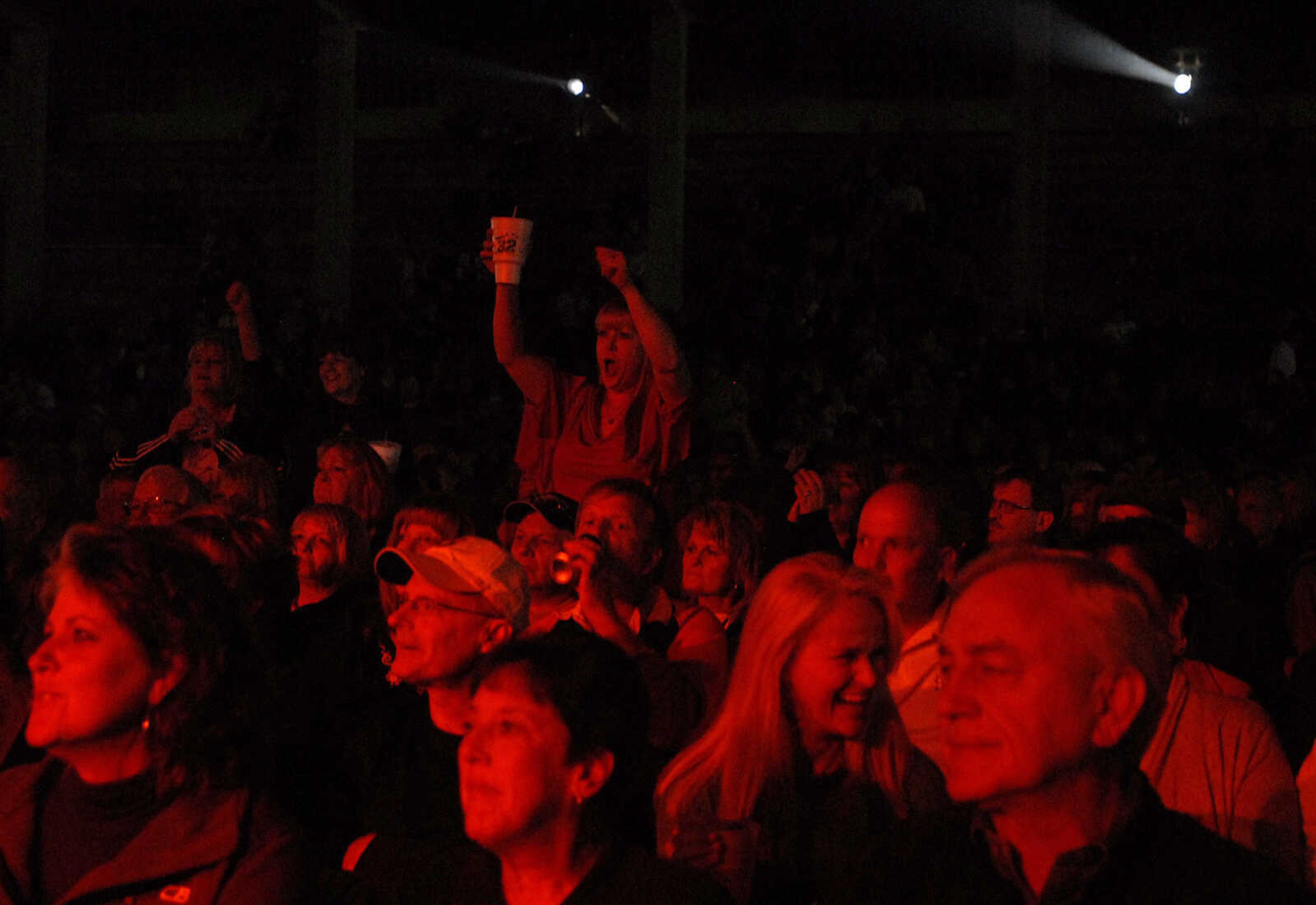 LAURA SIMON ~ lsimon@semissourian.com
Creedence Clearwater Revisited rocks the grandstand at Arena Park Friday, September 16, 2011 during the SEMO District Fair in Cape Girardeau.