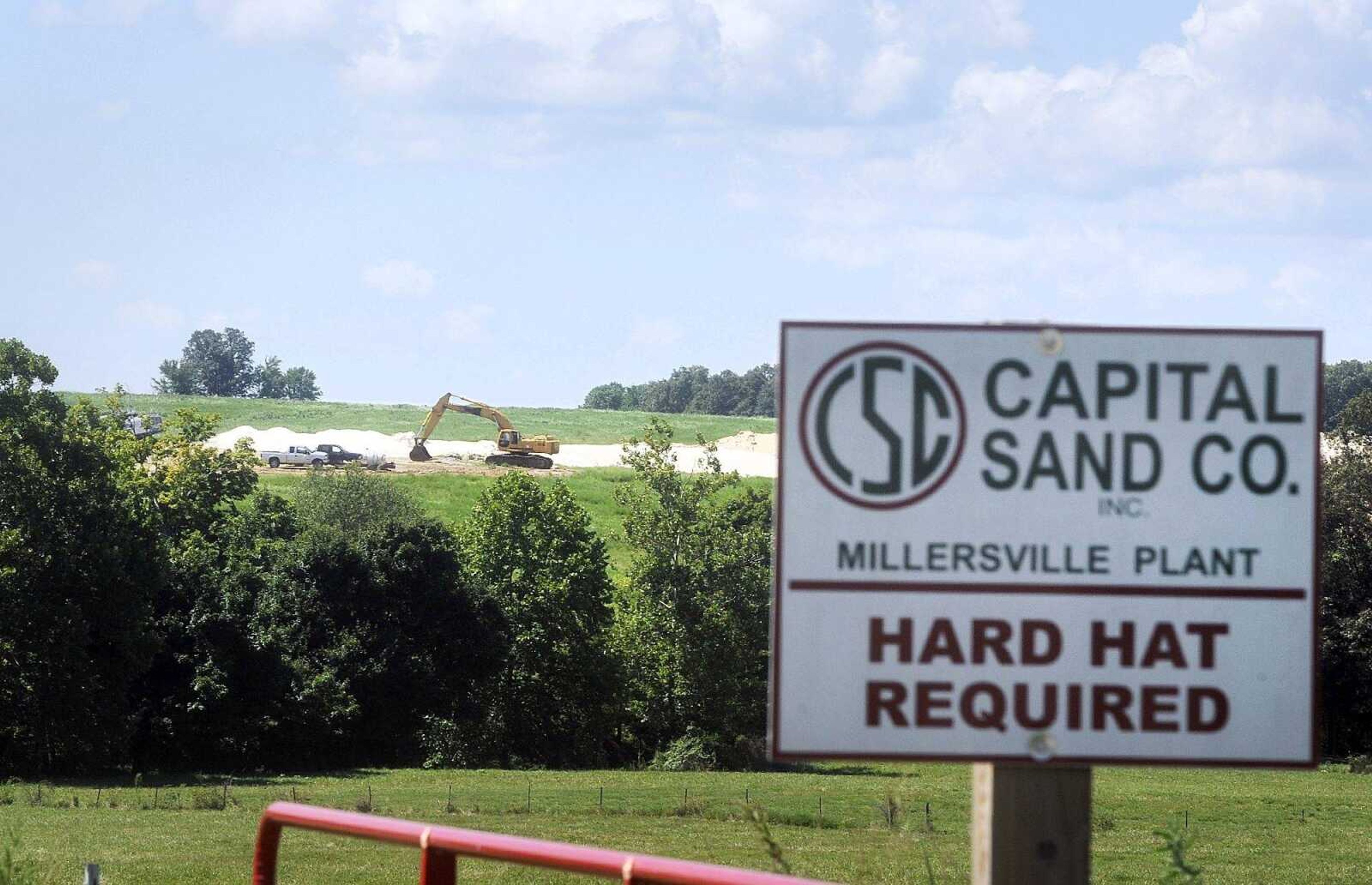 The Capital Sand Co. plant in Millersville is seen Wednesday. (Laura Simon)