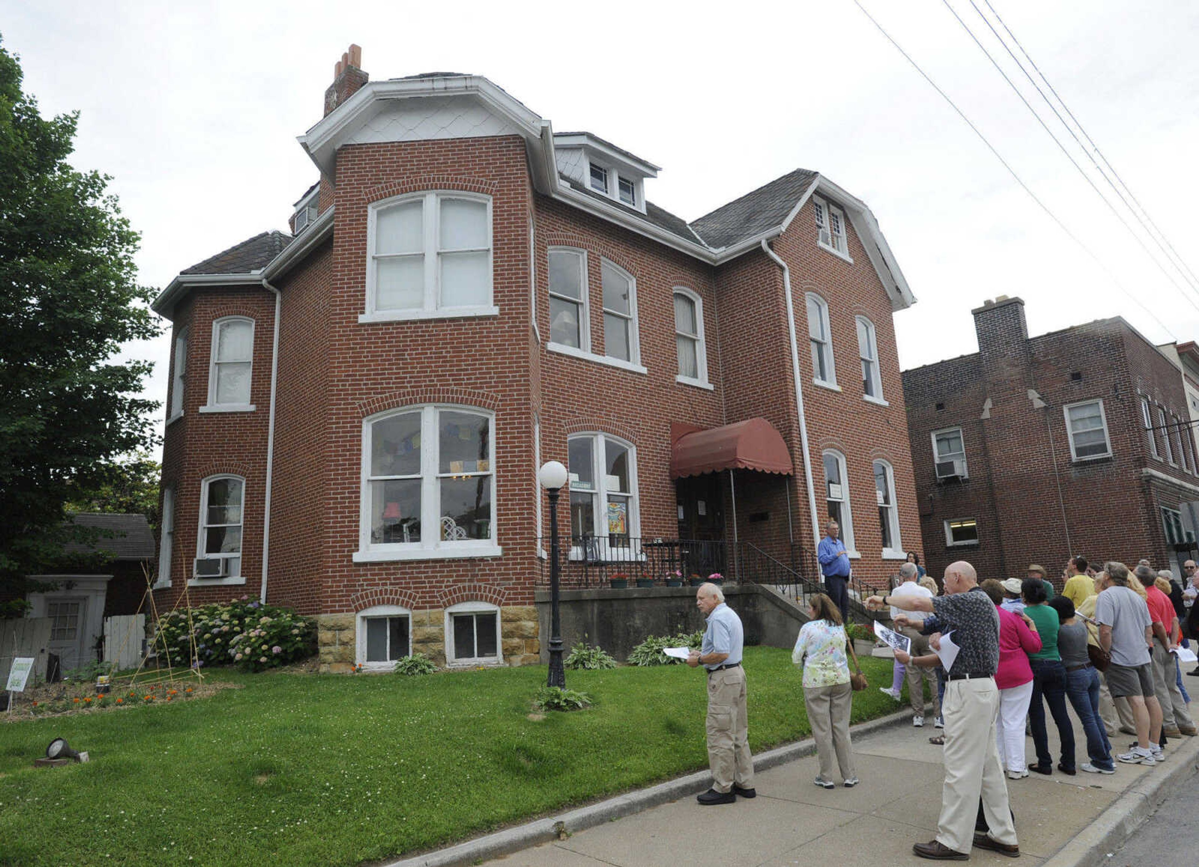 The Coerver/Dr. G.B. Schulz House, 605 Broadway, is a Queen Anne style house built by William Coerver in 1891. He was a druggist for 50 years and served four, two-year terms as mayor of Cape Girardeau, stepping down in 1906. It was later the Schulz Surgical Hospital which closed when Southeast Missouri Hospital opened in 1928. The building is now Broadway Books and Roasting Co.