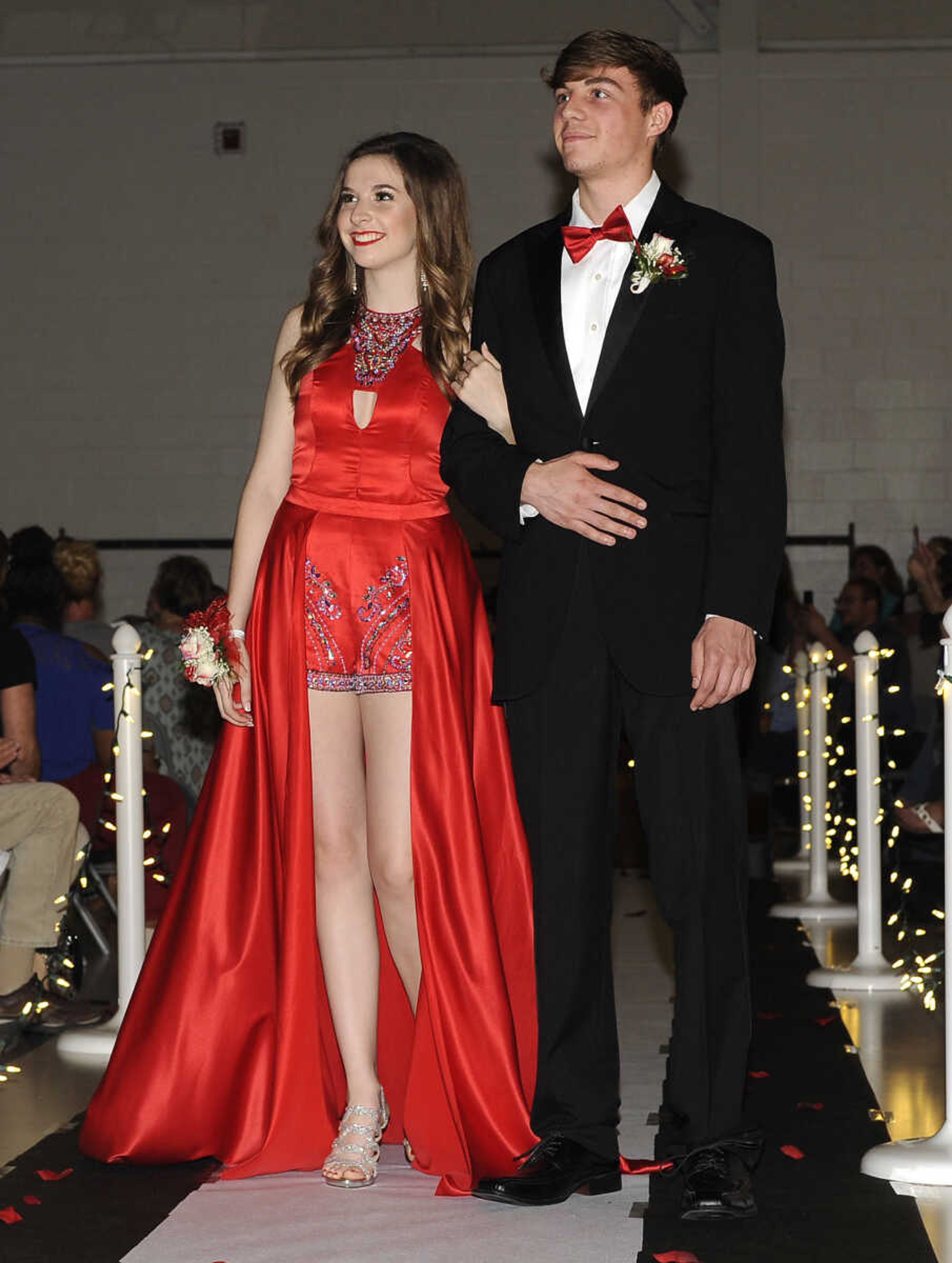 FRED LYNCH ~ flynch@semissourian.com
Kelly High School students enter for their prom, "An Evening Around the World," on Saturday, April 29, 2017 at Kelly High School.