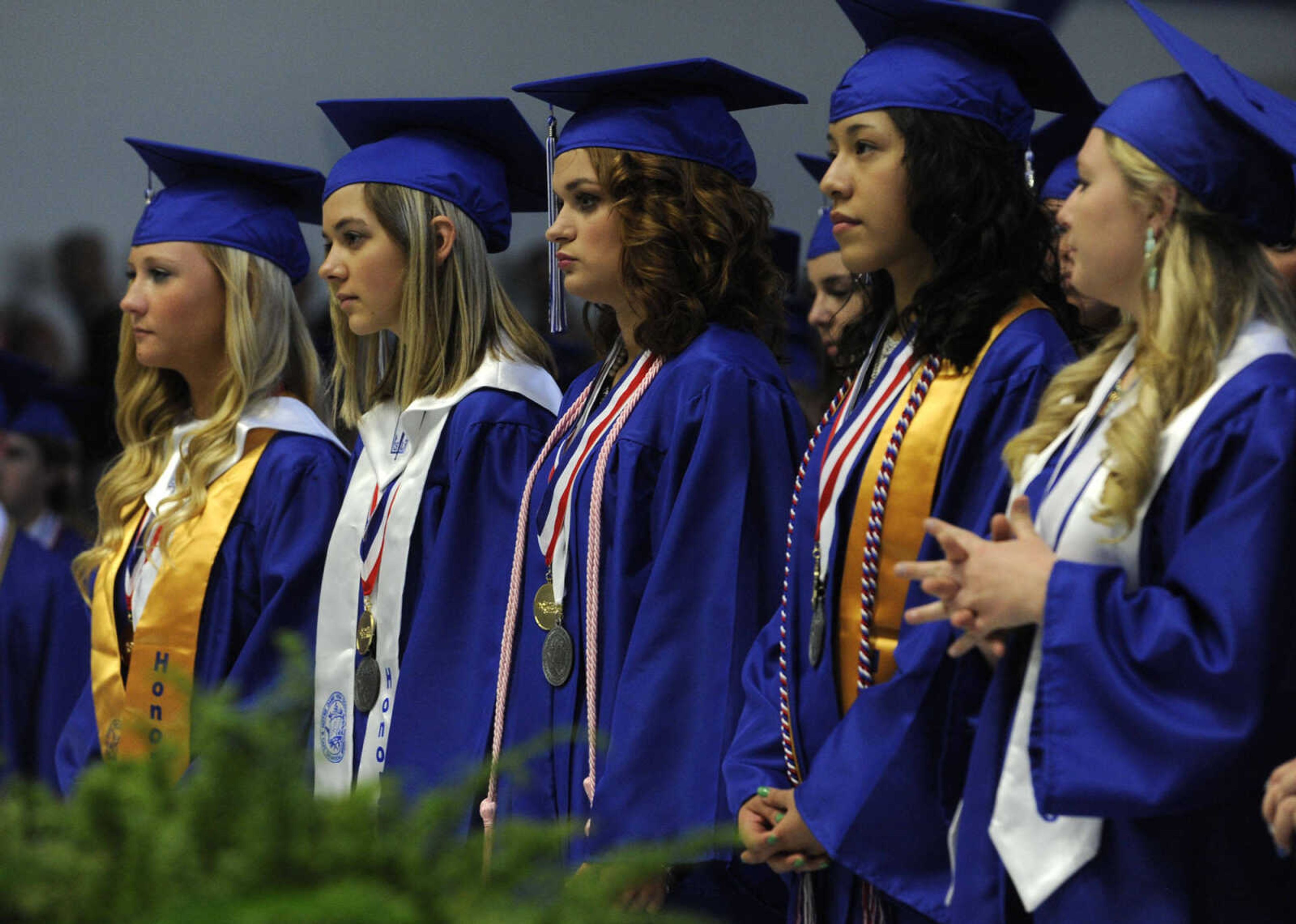 Notre Dame Regional High School commencement Sunday, May 18, 2014.