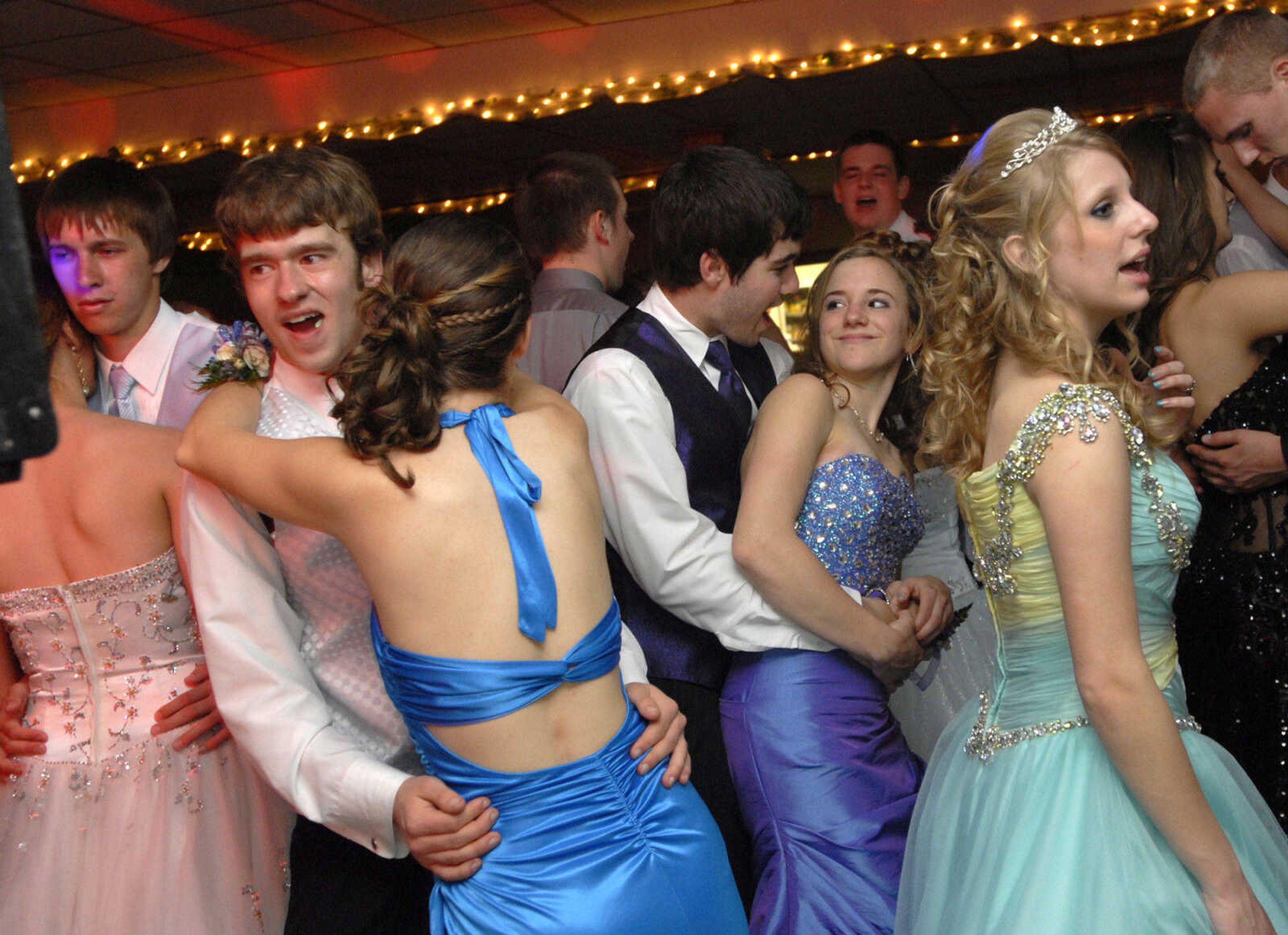 KRISTIN EBERTS ~ keberts@semissourian.com

Saxony Lutheran held their 2011 prom, titled "A Night Behind the Mask," at the Knights of Columbus Hall in Jackson on Saturday, April 9.