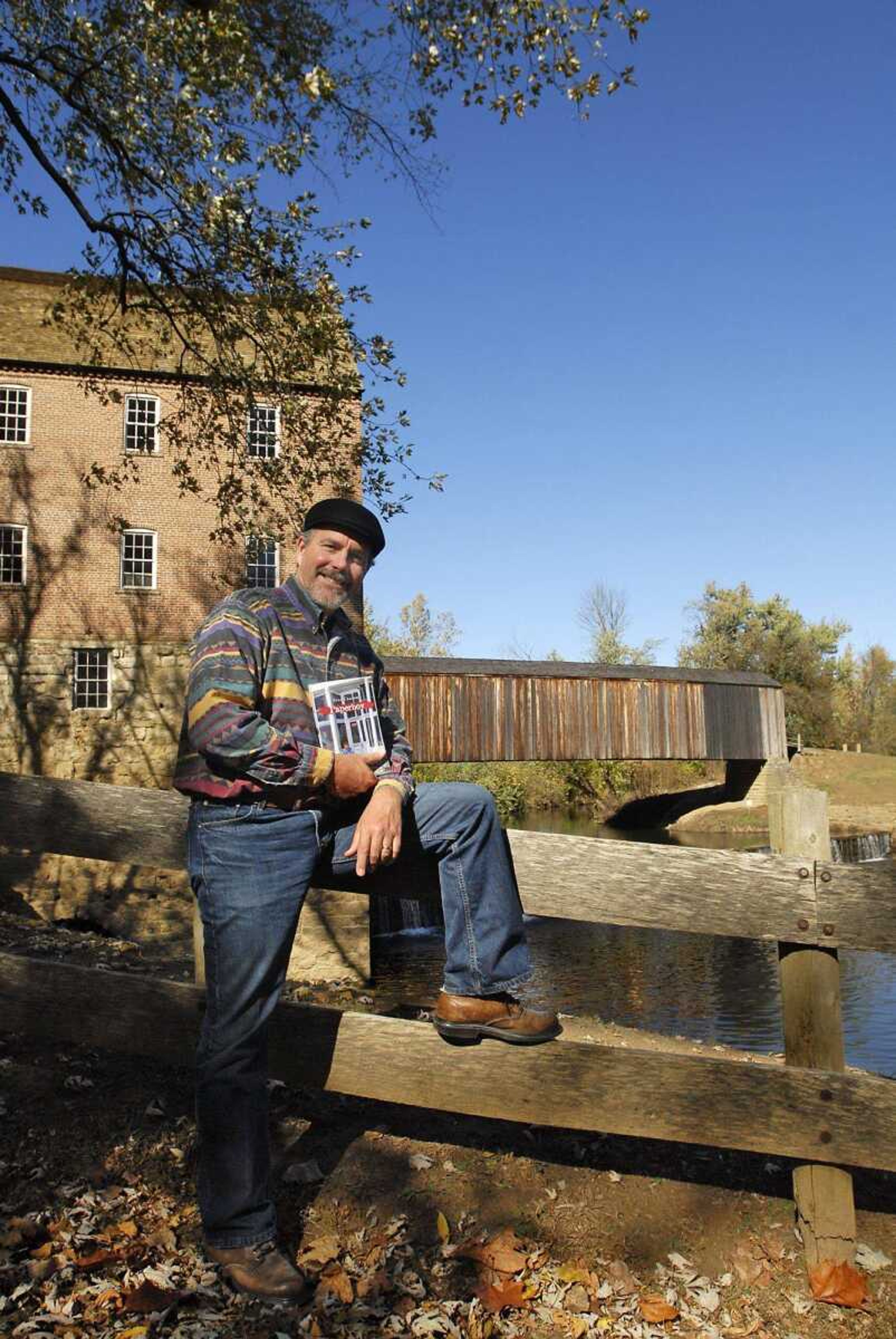 Stan Crader, author of "The Bridge" and "Paperboy," modeled the rural settings of his books after Bollinger County. (Kristin Eberts)