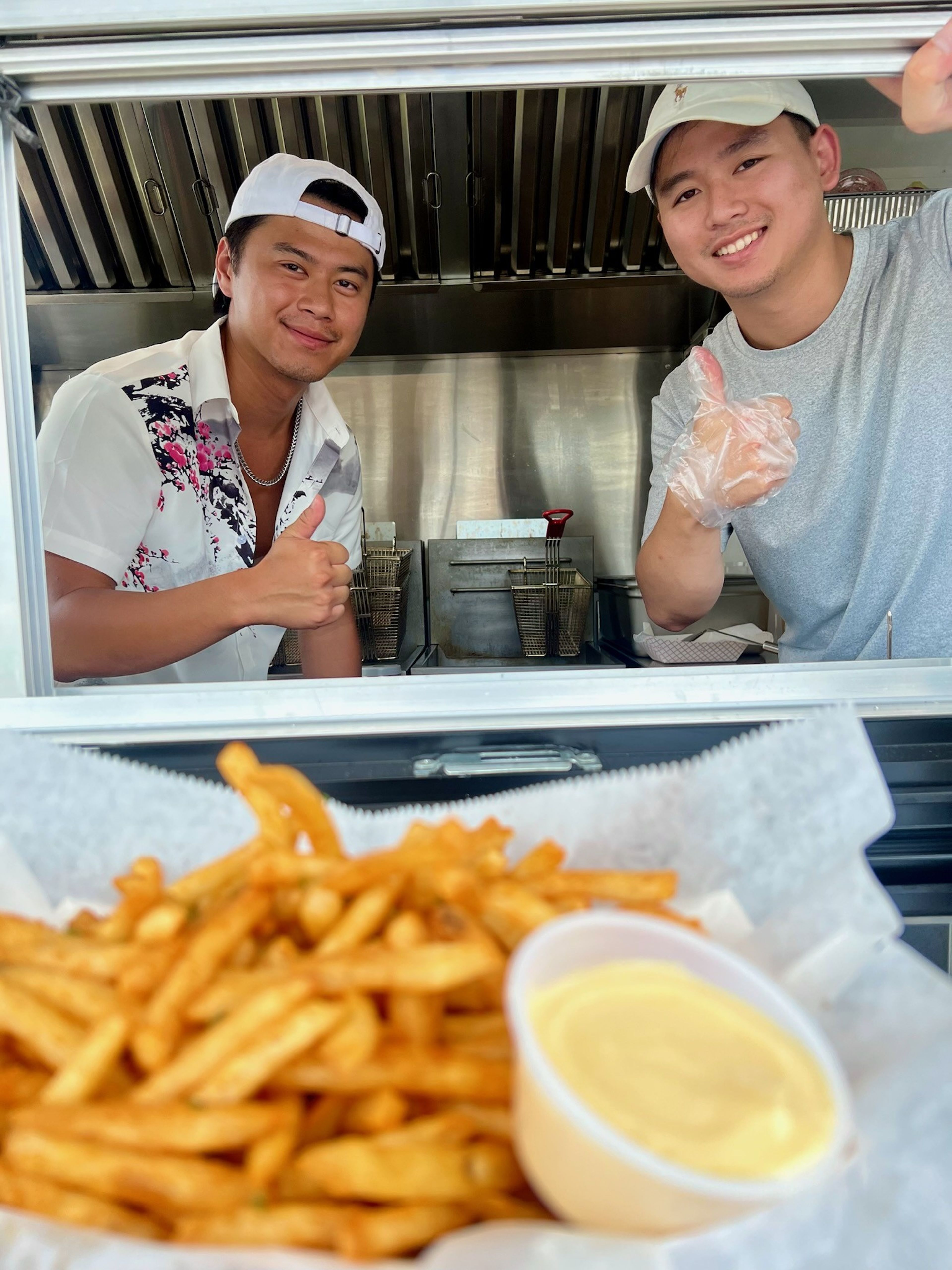 The Fry Guys — these upbeat entrepreneurs are ready to rock your tastebuds.