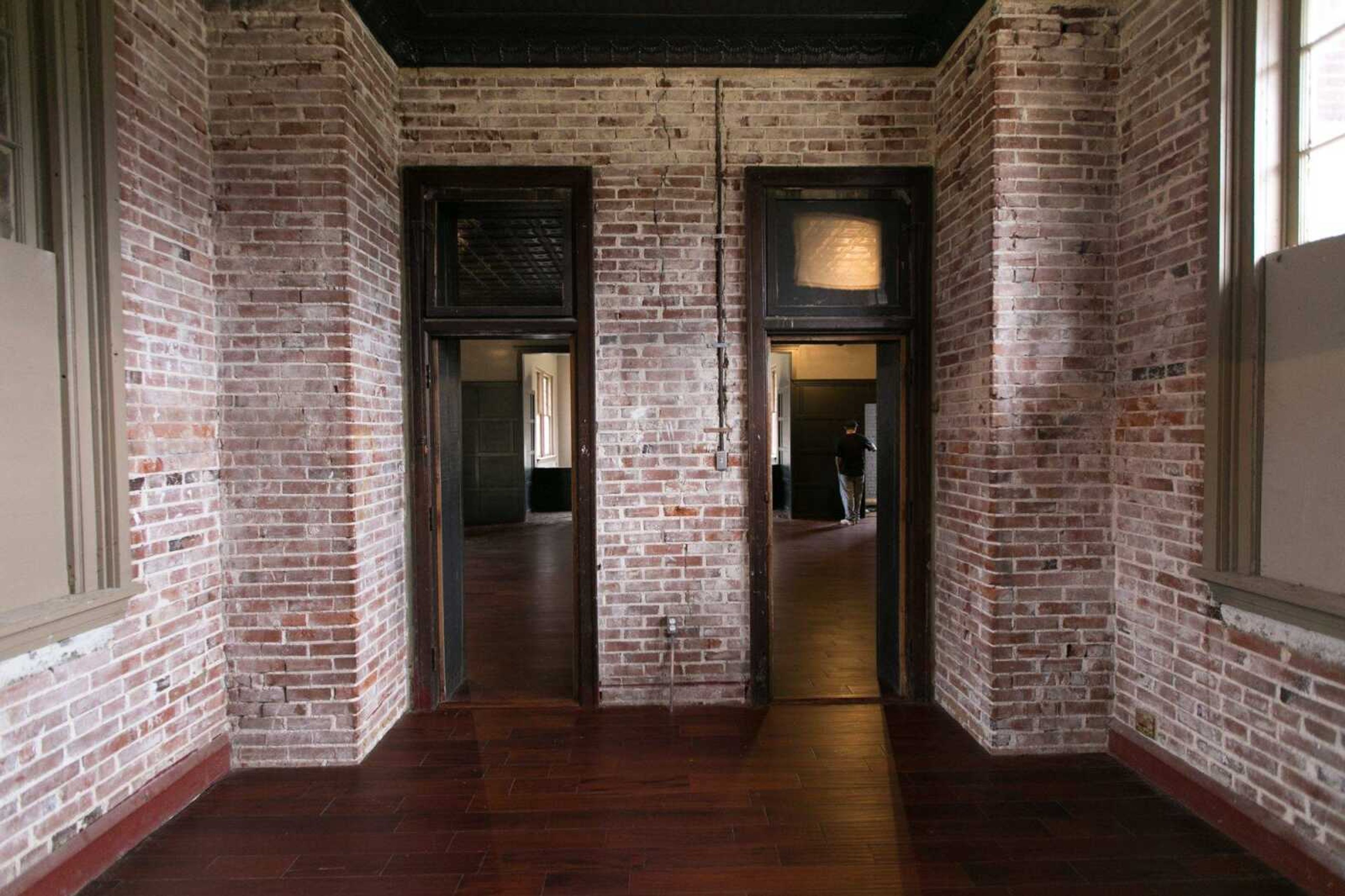 A look into a room Wednesday at the Pike Lodge building 2815 S. Sprigg St. in Cape Girardeau. (Glenn Landberg)