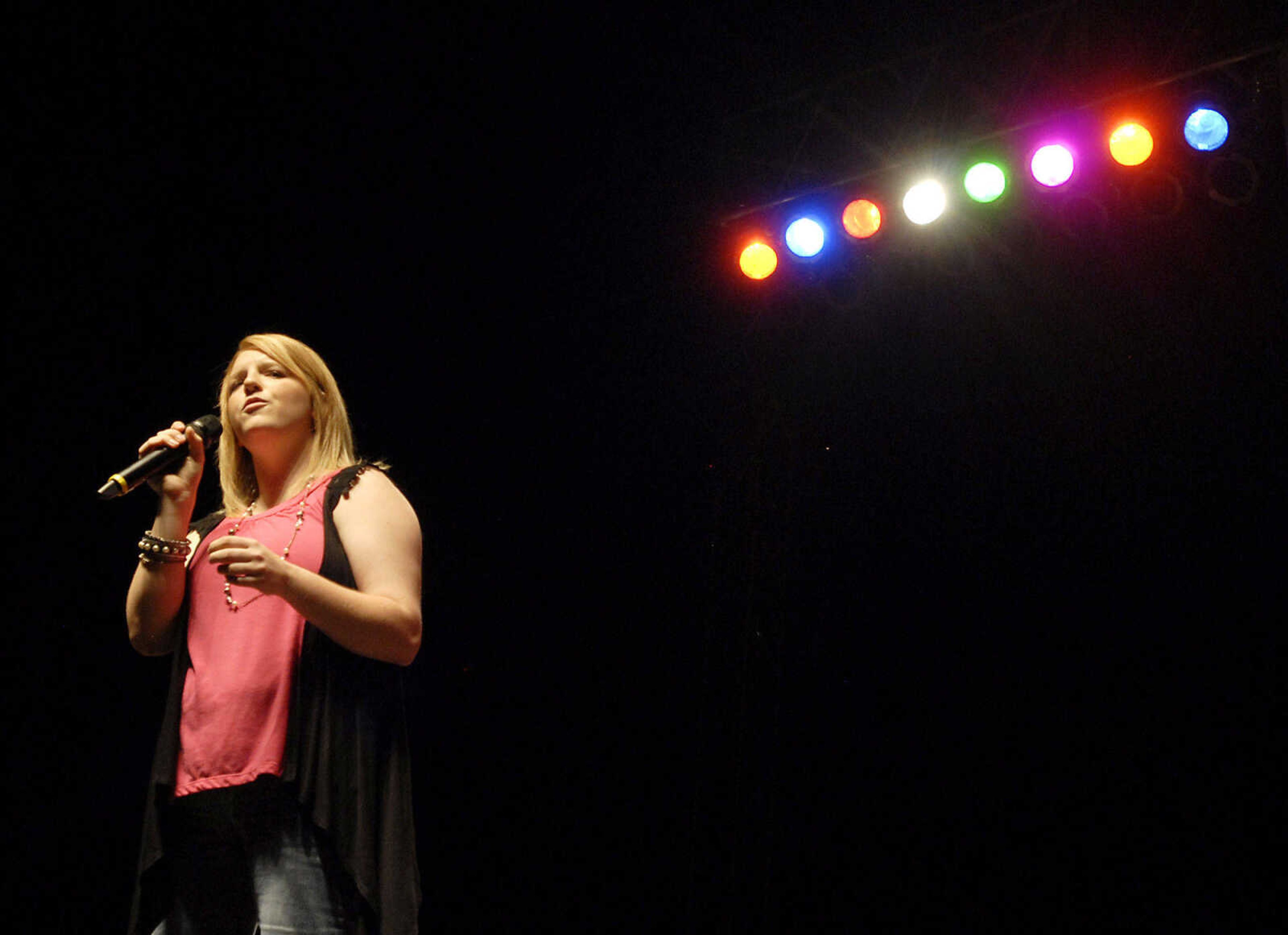 KRISTIN EBERTS ~ keberts@semissourian.com

Patty Pedigo sings Perry's "If I Die Young" during the adult portion of the 10th Annual Heartland Idol Finals at the 155th SEMO District Fair on Wednesday, Sept. 15, 2010, at Arena Park in Cape Girardeau.