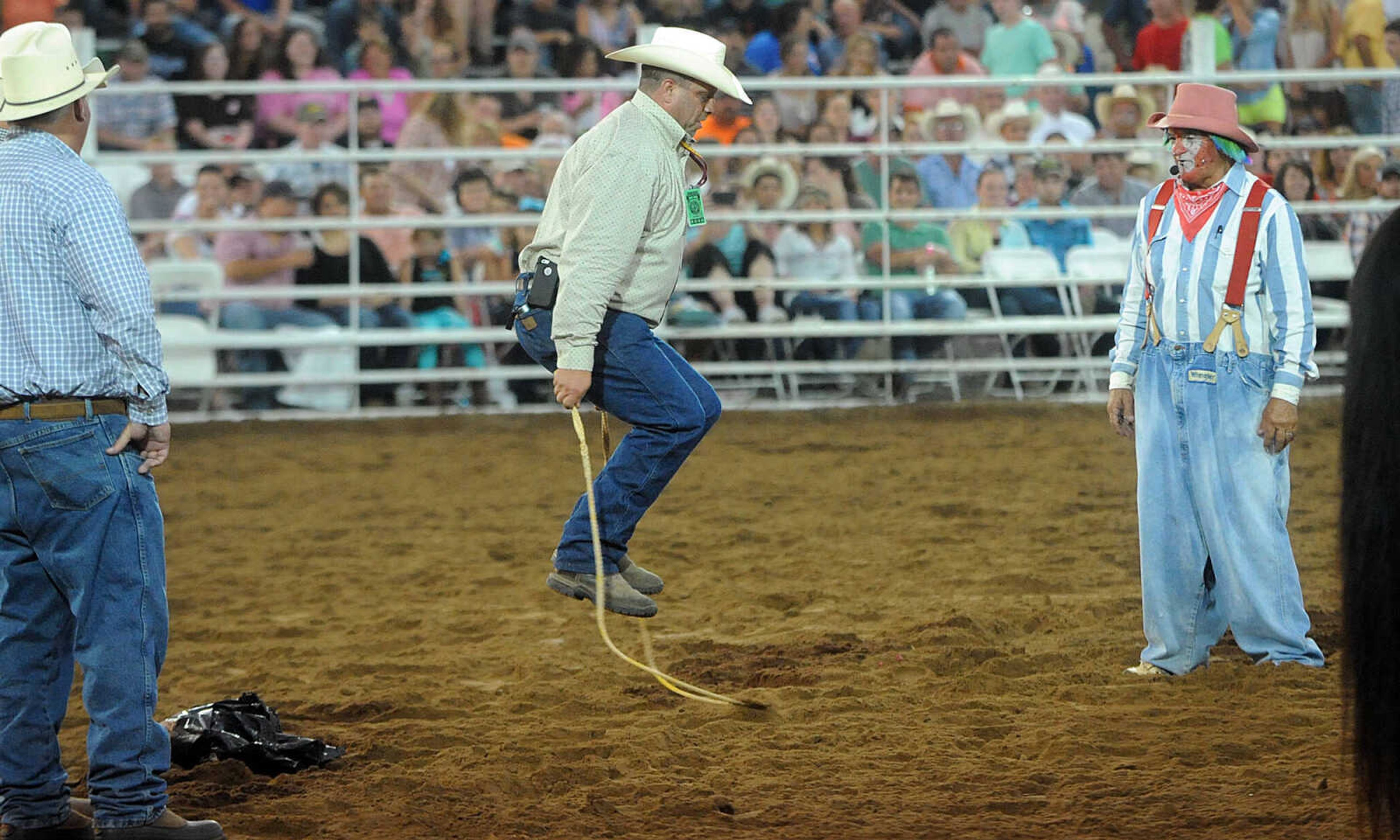 LAURA SIMON ~ lsimon@semissourian.com

Opening night of the Sikeston Jaycee Bootheel Rodeo, Wednesday, Aug. 6, 2014.