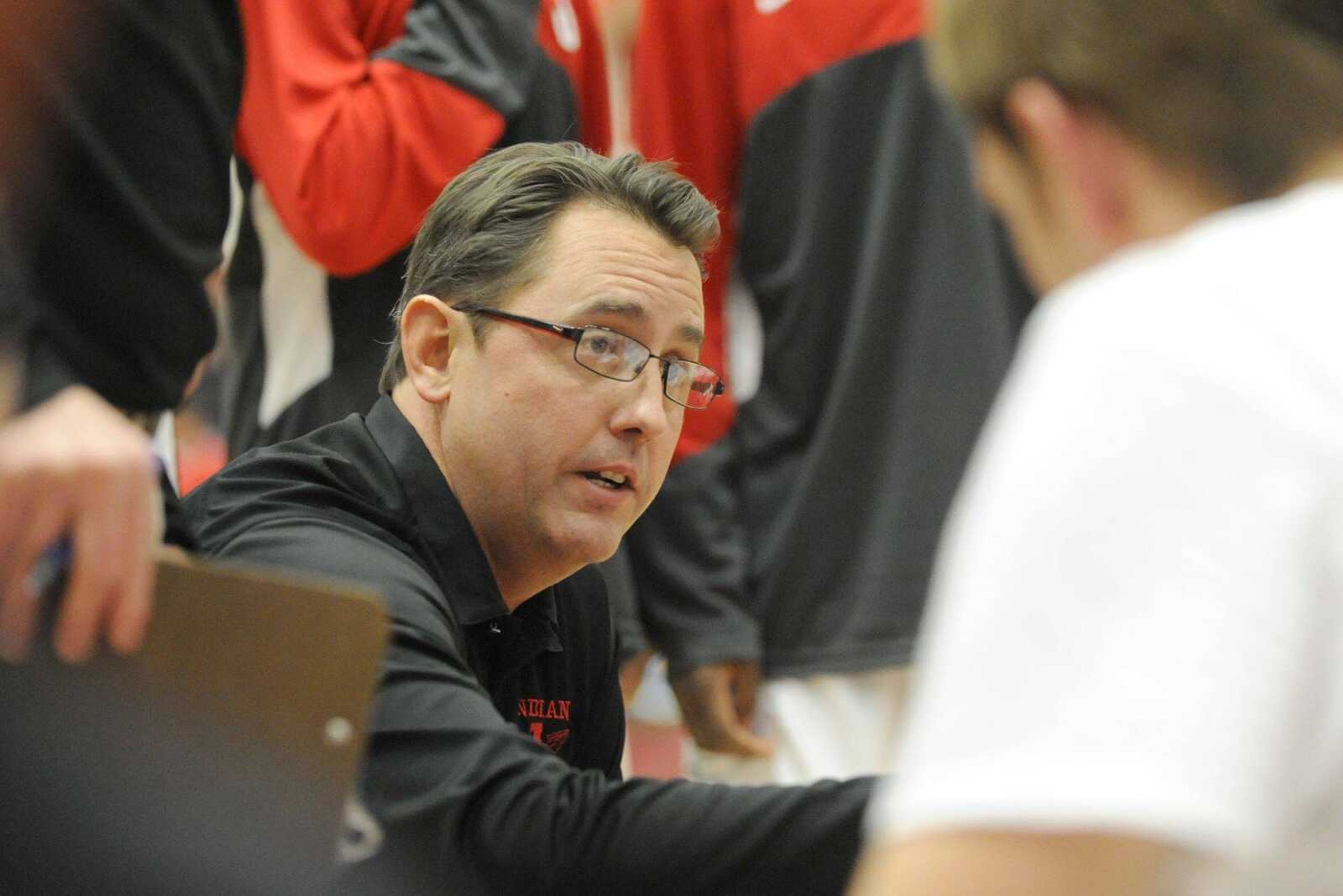 Coach Darrin Scott has led the Indians to four consecutive Class 5 District 1 titles.