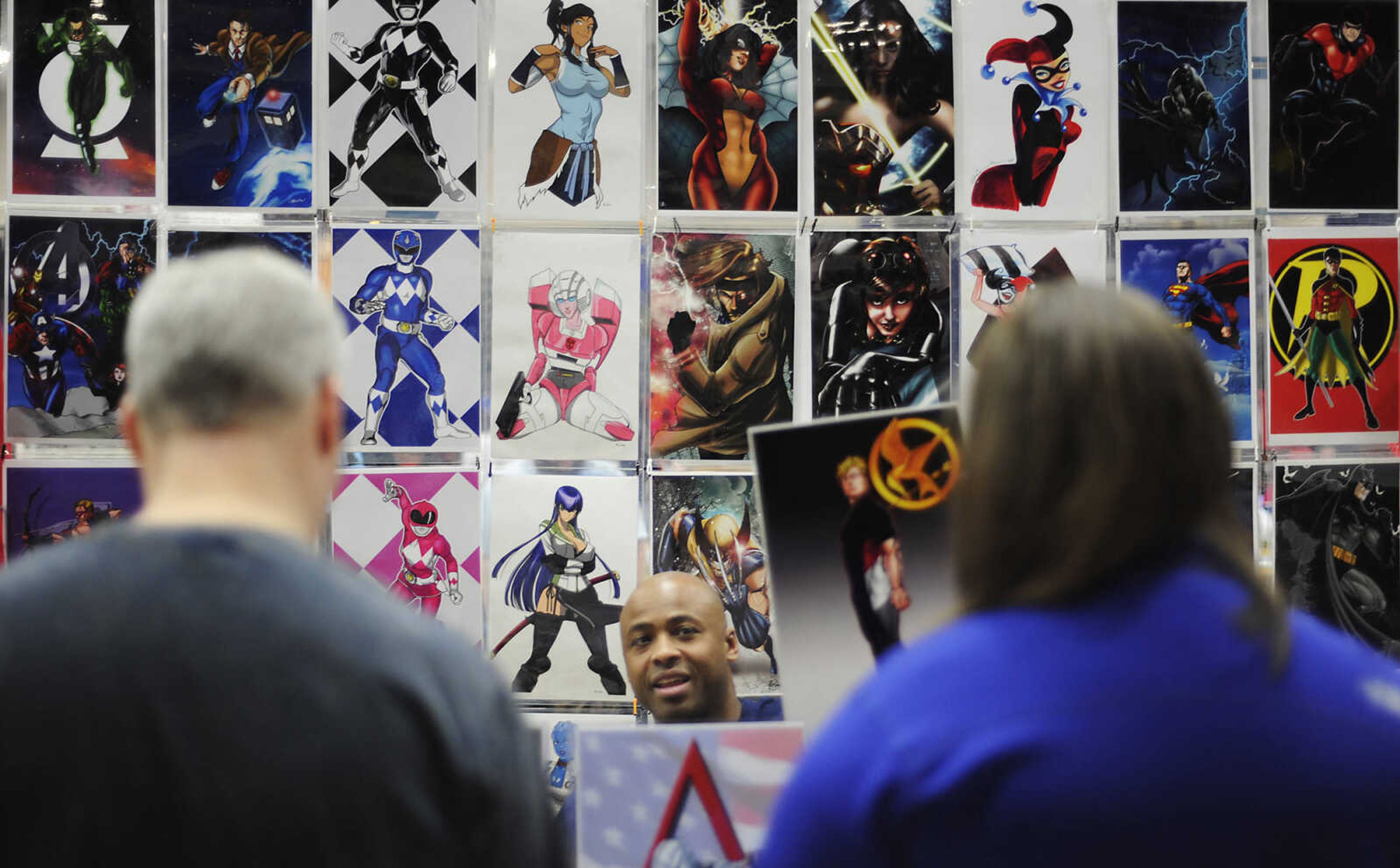 The 2013 Cape Comic Con Saturday, April 20, at the Arena Building in Cape Girardeau. This is the eighth year for the annual event which featured artists, vendors, panel discussions and a costume party Saturday night. The three-day event is open Sunday from 11 a.m. to 5 p.m.