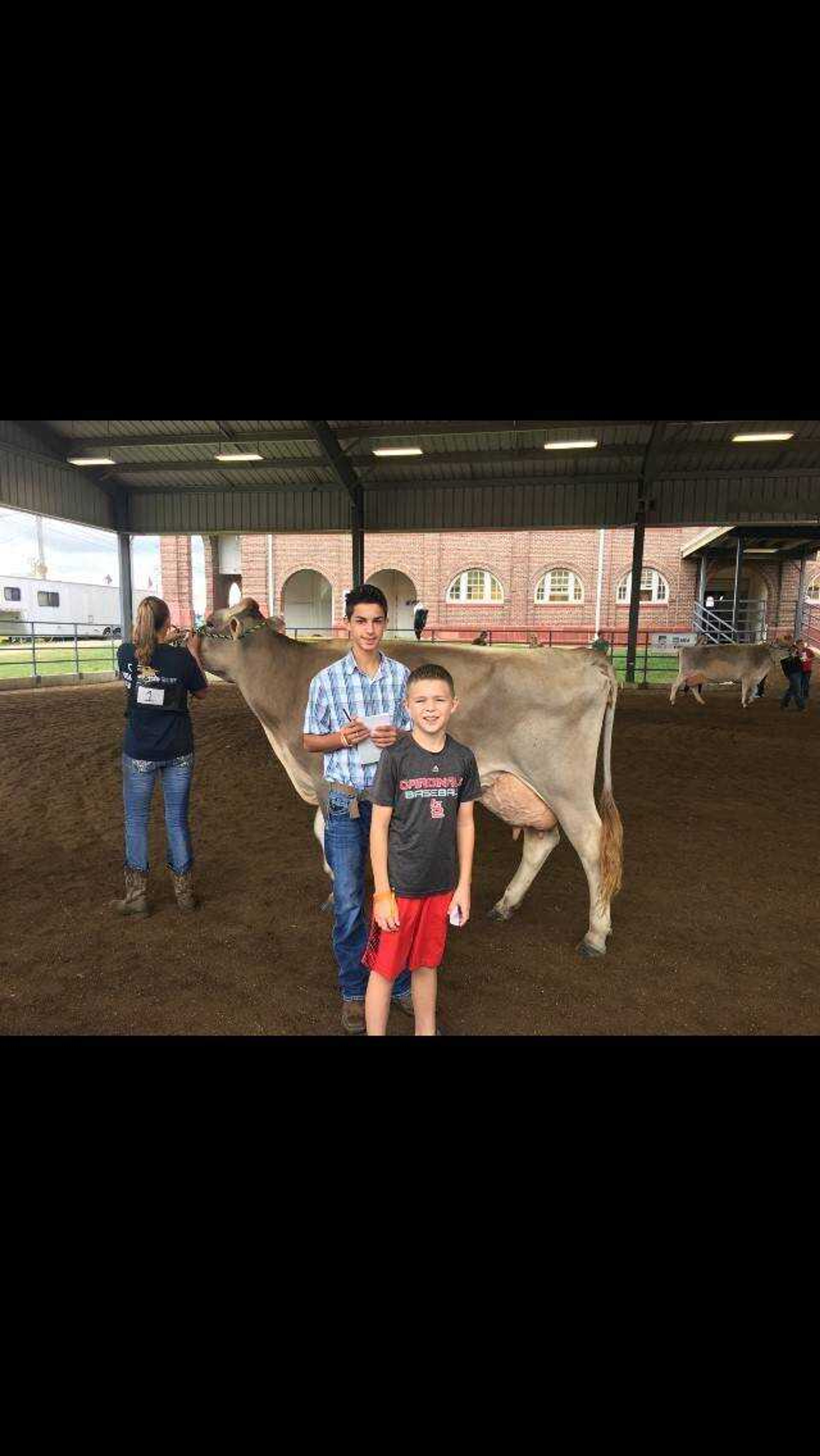 Dylan Muench and Ashtin Koerber at the State 4-H Dairy Judging Contest