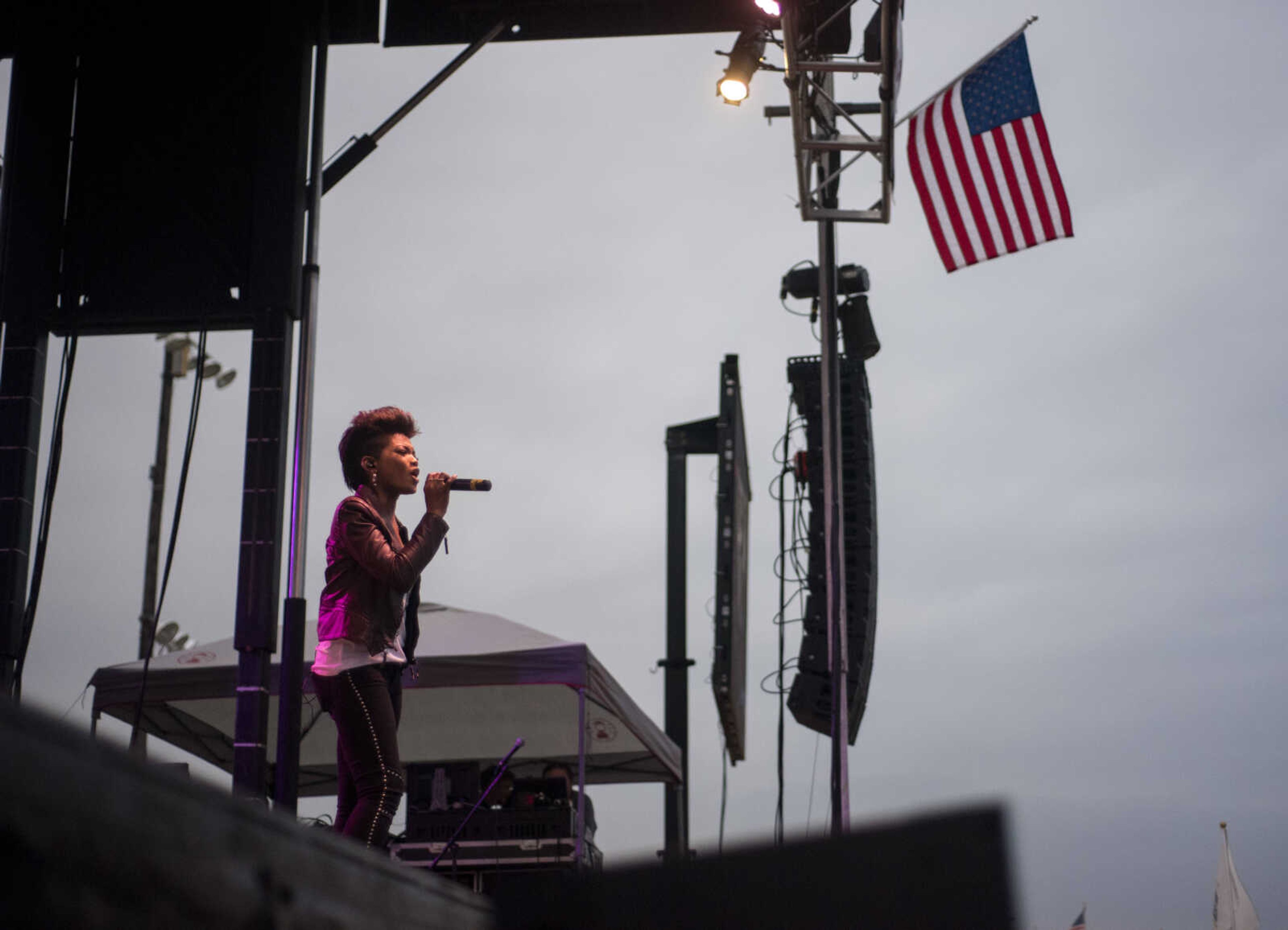 Jasmine Murray performs at the SEMO District Fair on September 12, 2017, in Cape Girardeau.