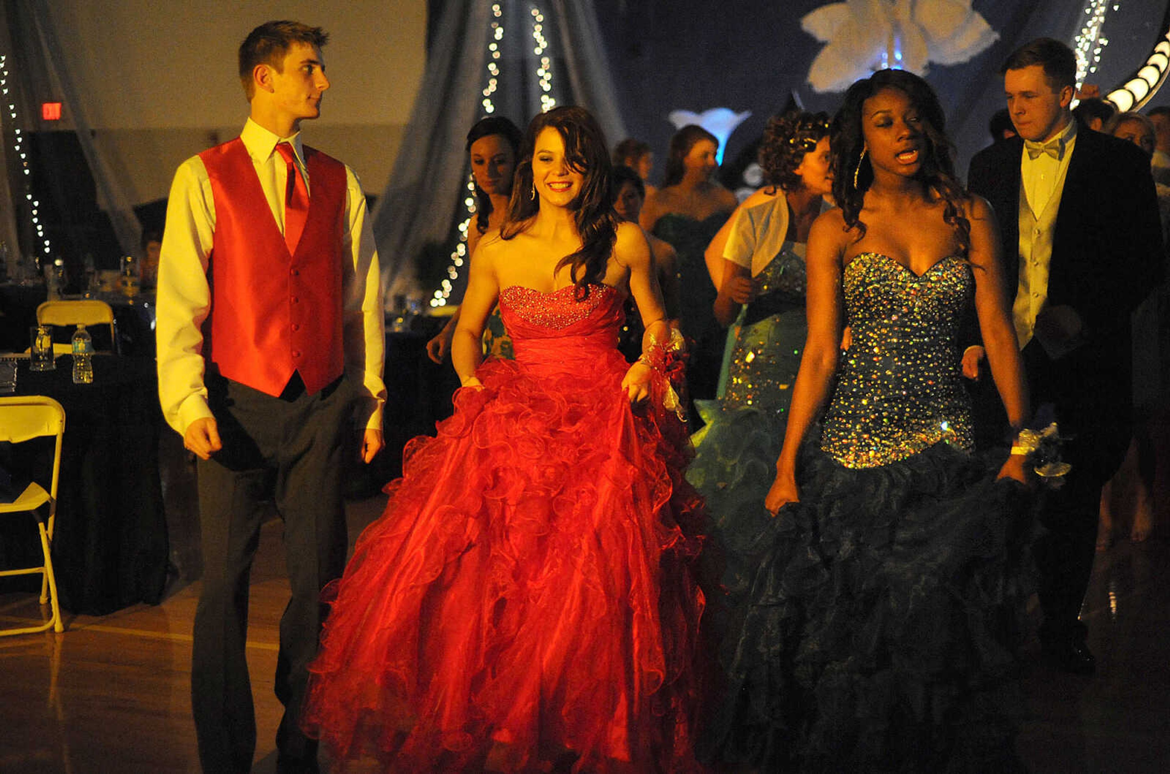 LAURA SIMON ~ lsimon@semissourian.com

Oran High School held its prom Saturday night, April 12, 2014, inside the school's gymnasium.