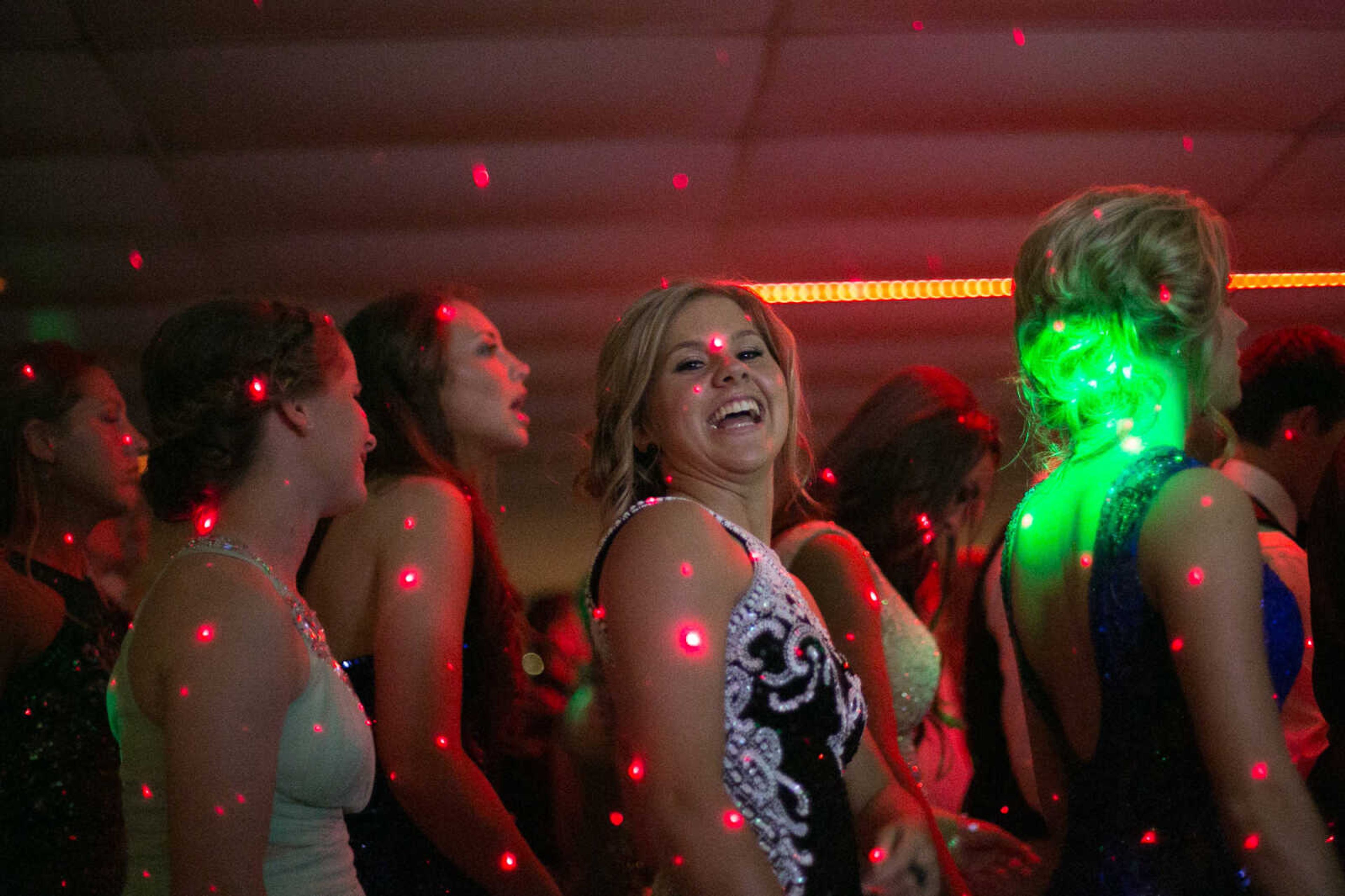 GLENN LANDBERG ~ glandberg@semissourian.com

Students take to the dance floor during the Saxony Lutheran High School's "Classique Magnifique" prom, Saturday, April 23, 2016, at the Cape Girardeau Elks Lodge.