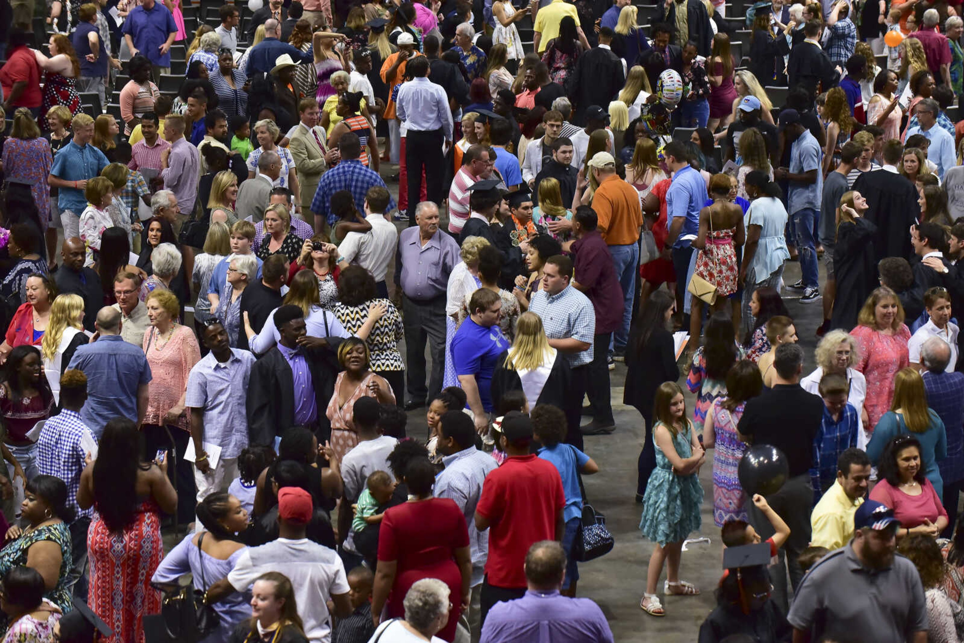 Cape Girardeau Central High School graduation Sunday, May 14, 2017at the Show Me Center in Cape Girardeau.