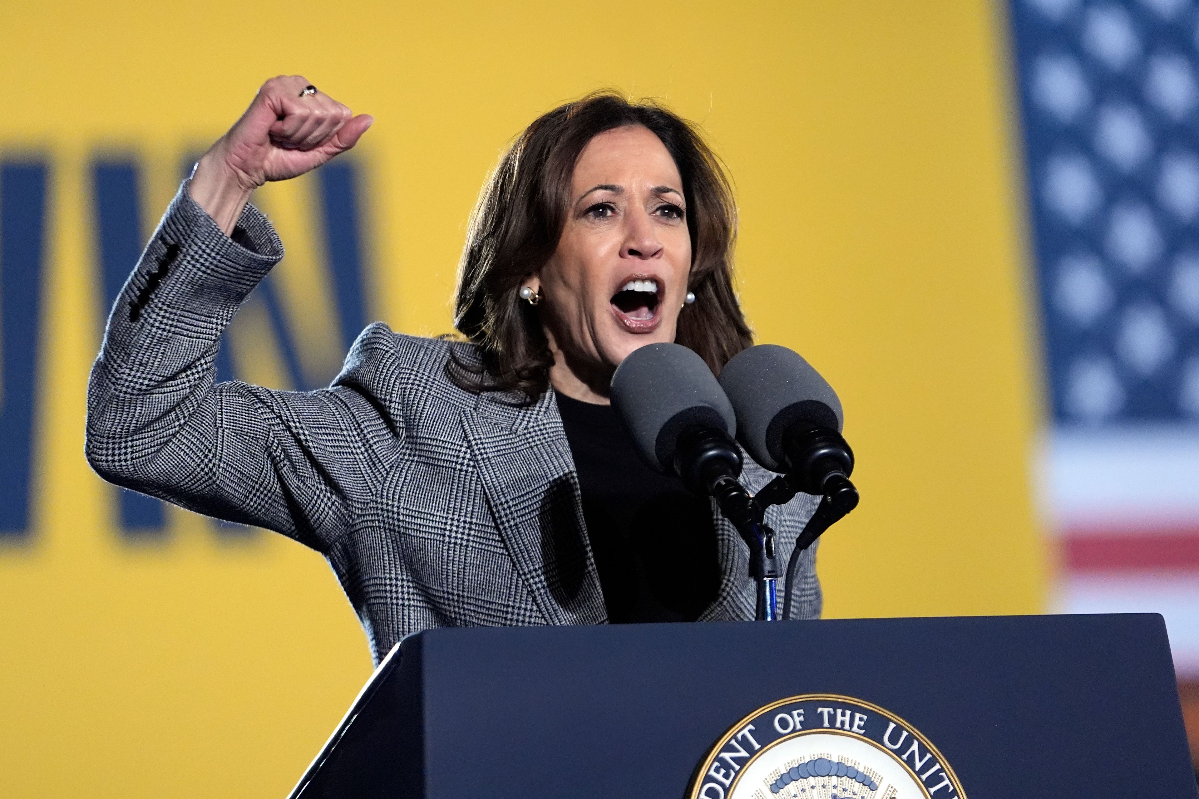 Harris reaches for a big moment in her closing argument for 'turning the page' on Trump