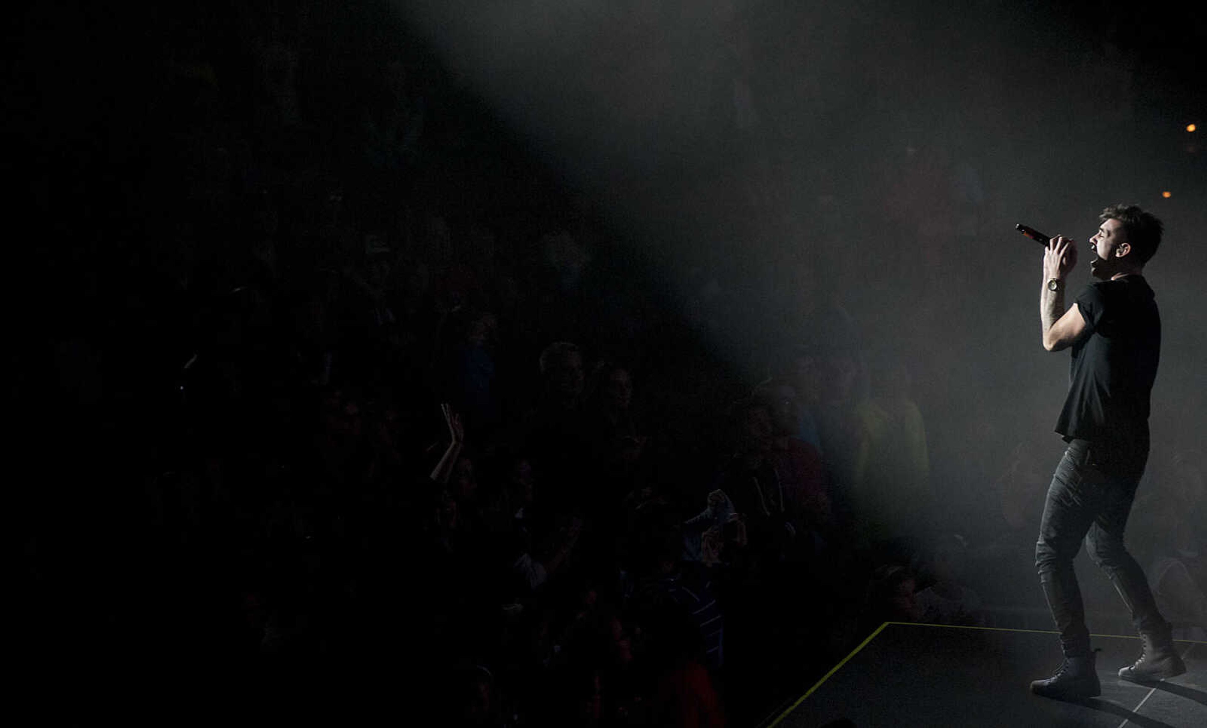 The Capital Kings' Jon White performs as part of the Hits Deep Tour Friday, Dec. 13, at the Show Me Center in Cape Girardeau.