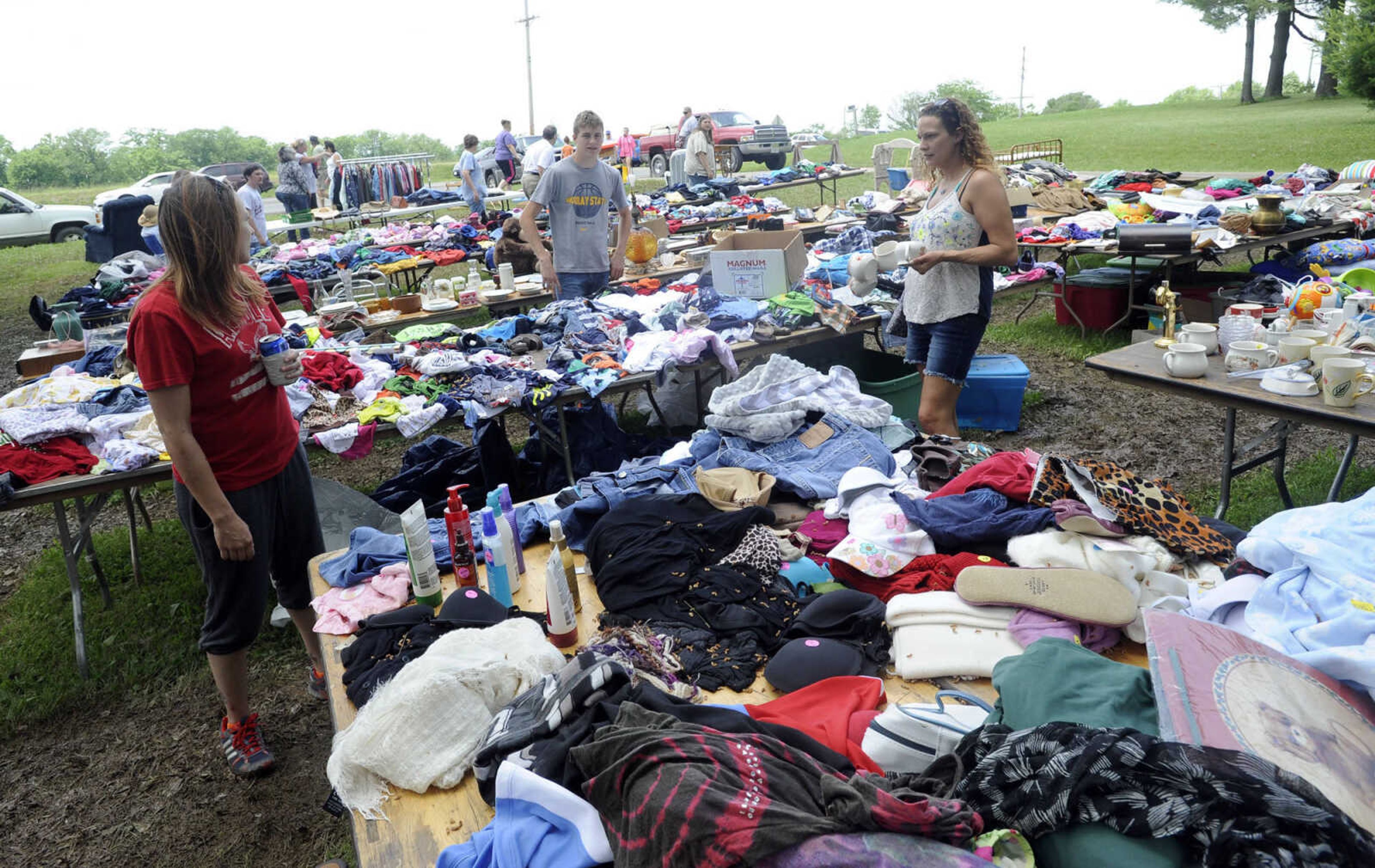 The 100-Mile Yard Sale along Highway 25, Saturday, May 28, 2016 near Jackson.