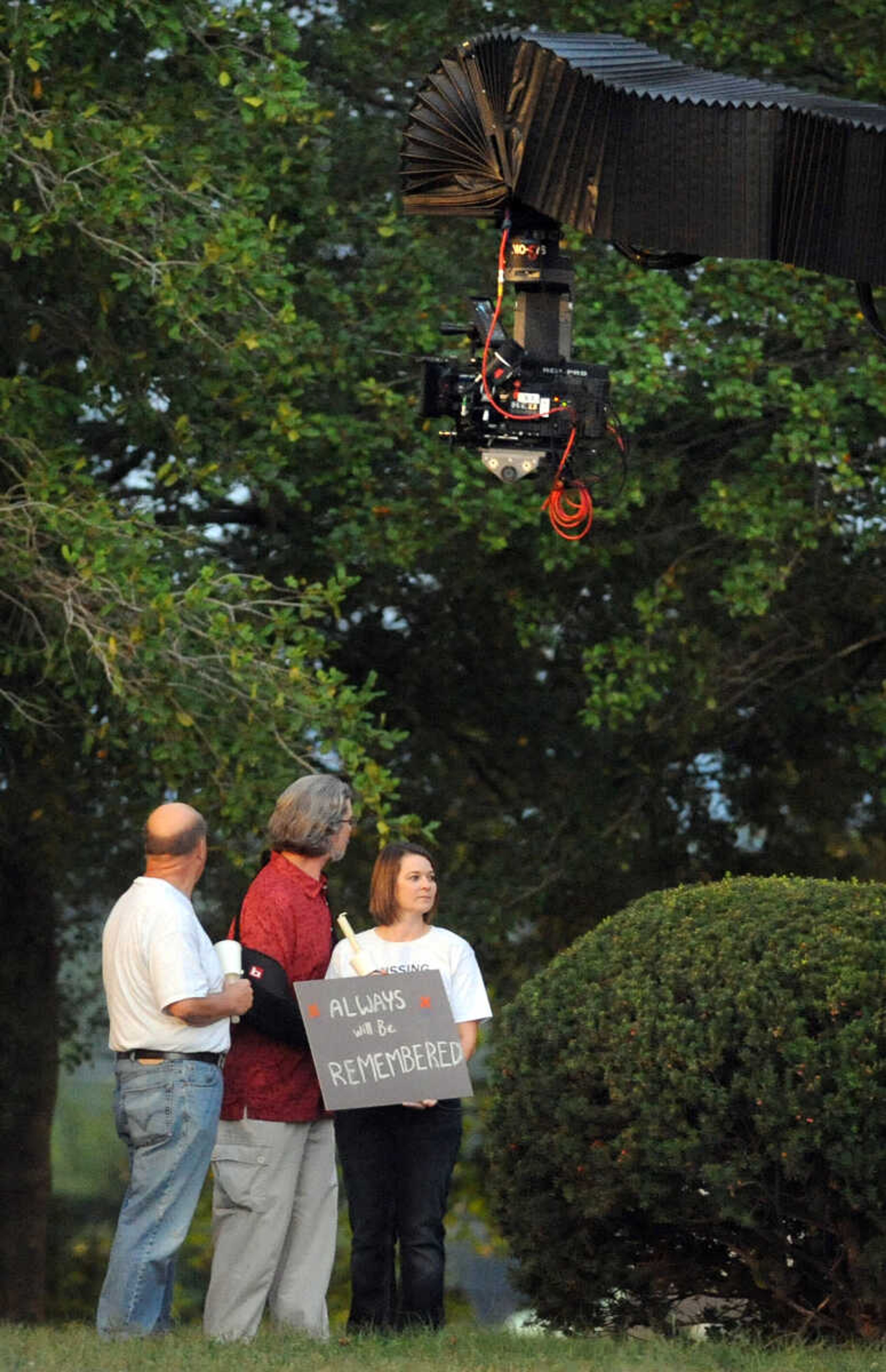 LAURA SIMON ~ lsimon@semissourian.com

Filming of 20th Century Fox's feature film "Gone Girl" gets underway at the Common Pleas Courthouse, Thursday, Oct. 3, 2013, in Cape Girardeau.