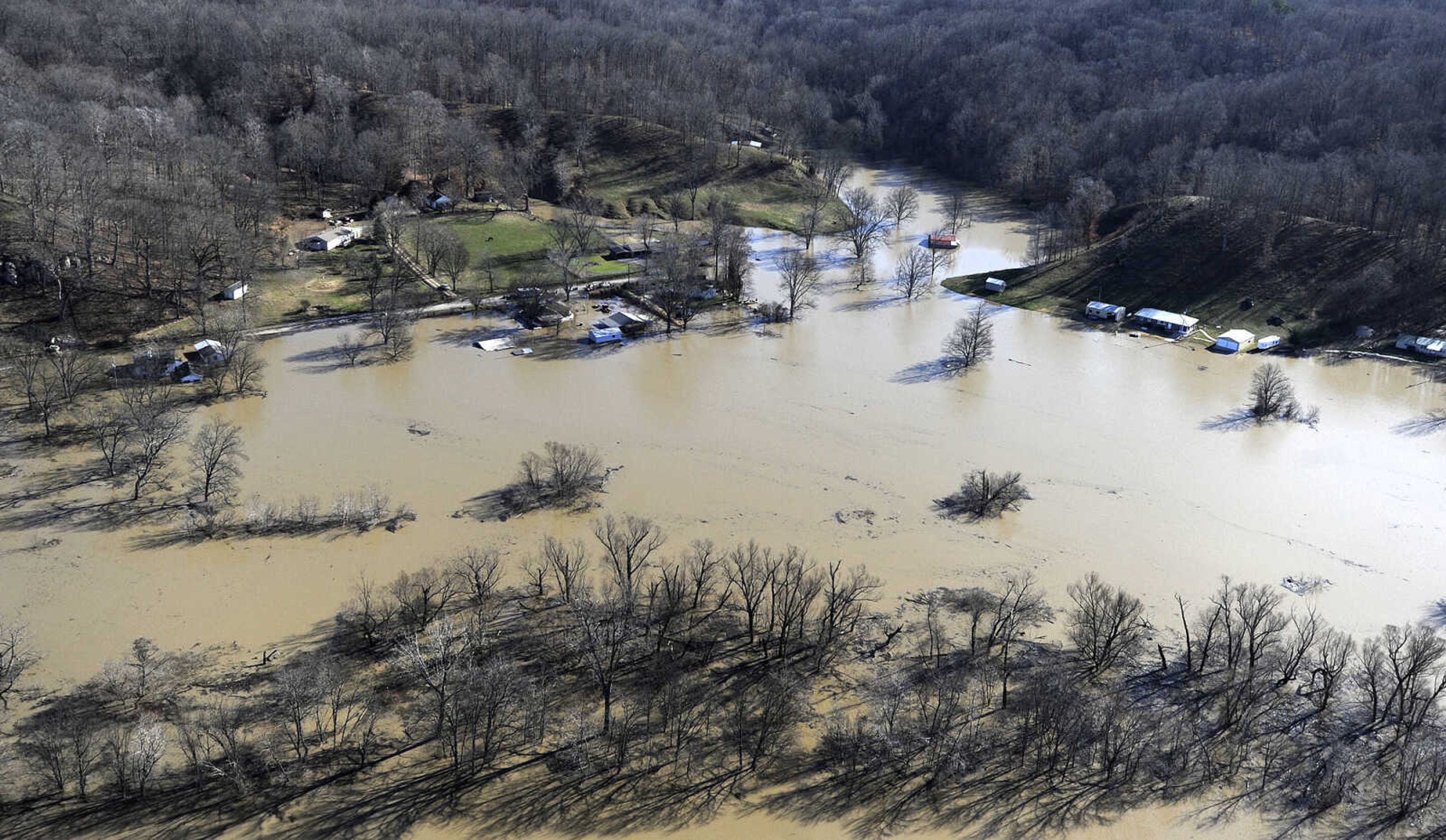 LAURA SIMON ~ lsimon@semissourian.com

Floodwater is seen in Scott City, Saturday, Jan. 2, 2016.