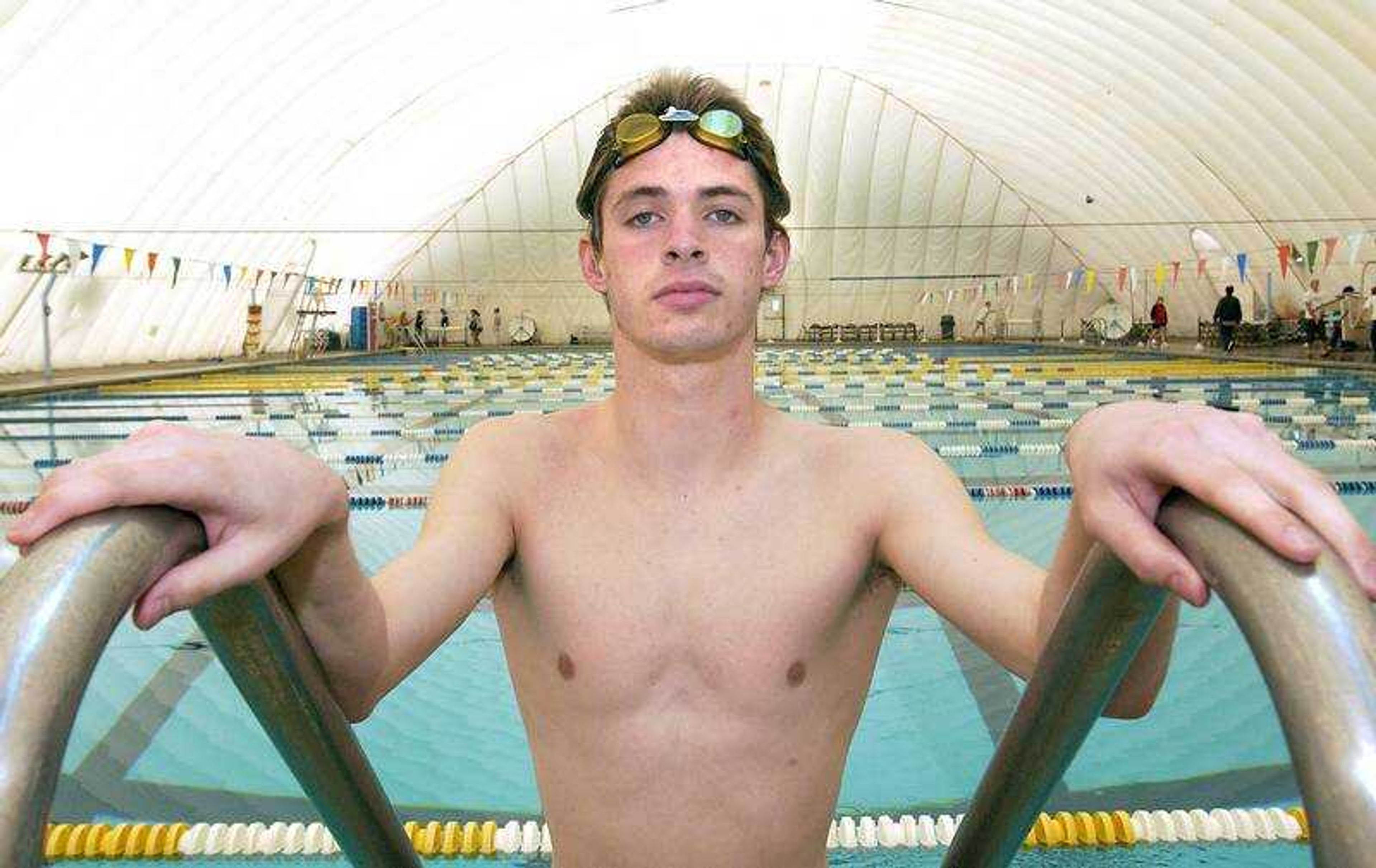 Southeast Missourian file
Jackson swimmer Steffan Troxel, pictured in 2005 at the Central Municipal Pool, will compete in the U.S. Olympic swimming trials today in Omaha, Neb. Troxel is among 77 swimmers in the 1,500-meter field.