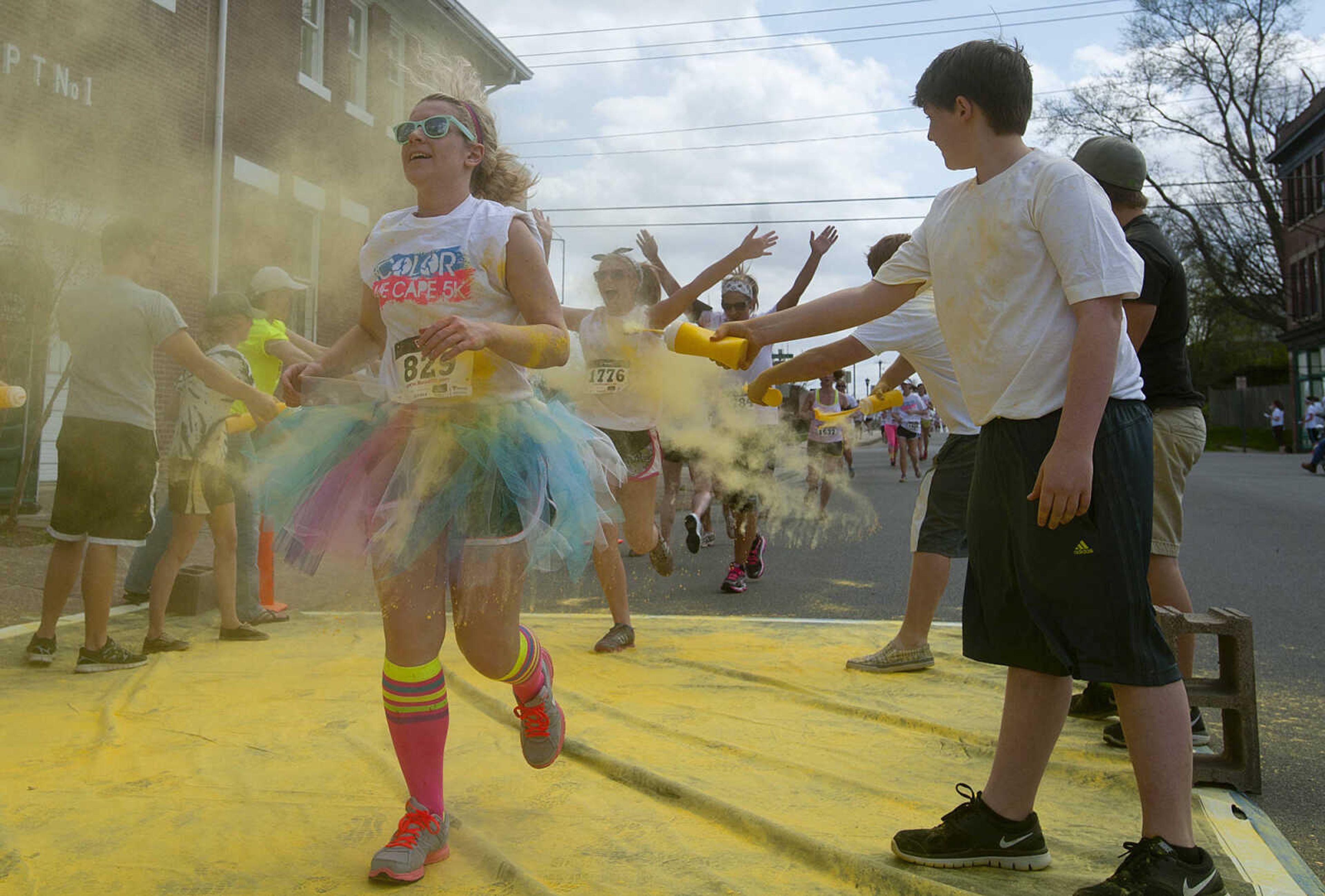 ADAM VOGLER ~ avogler@semissourian.com
The Color Me Cape 5k Saturday, April 12, in Cape Girardeau.