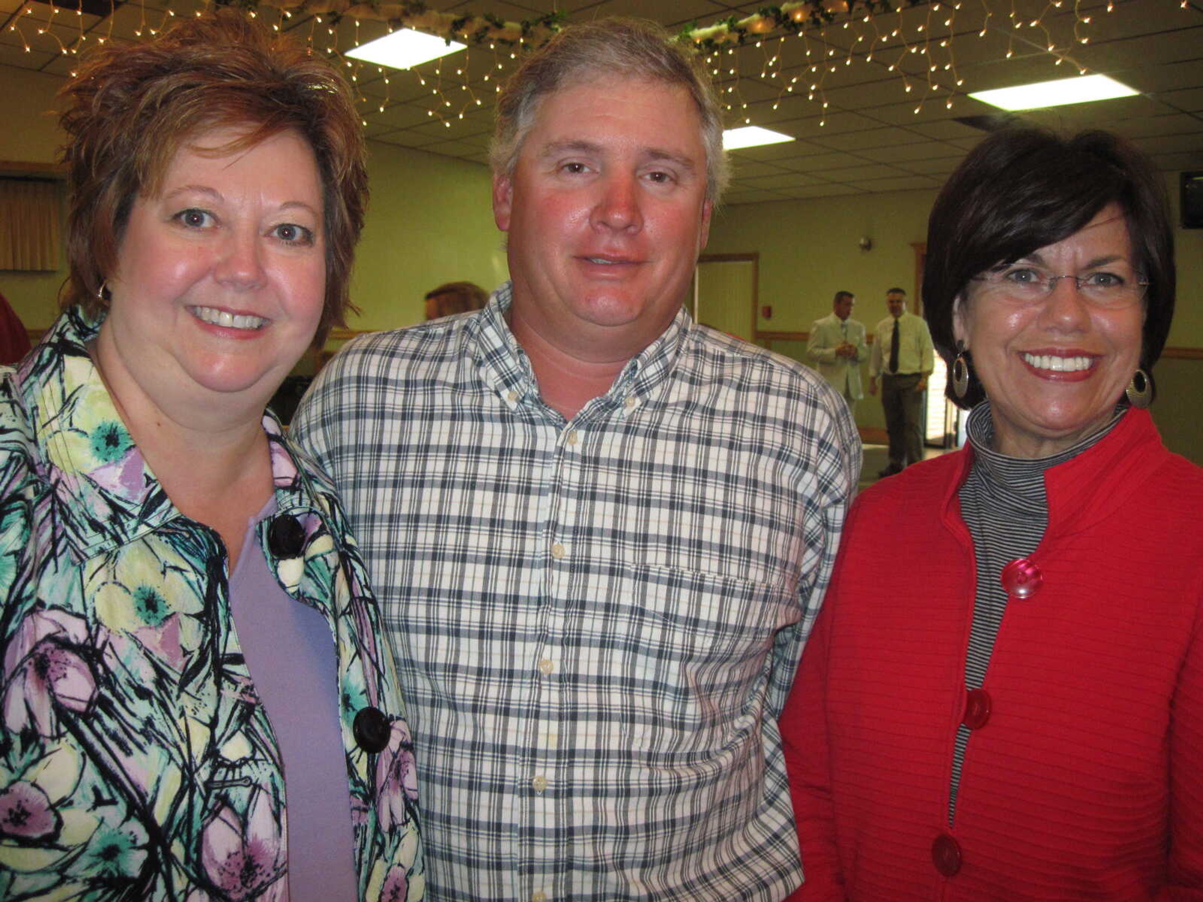 BRIAN BLACKWELL ~ bblackwell@semissourian.com 

Dwana Leible, Danny Leible and Cathy Hancock attended the Jackson Chamber of Commerce Educator of the Year Banquet at the Knights of Columbus Hall in Jackson on Thursday, April 8, 2010.