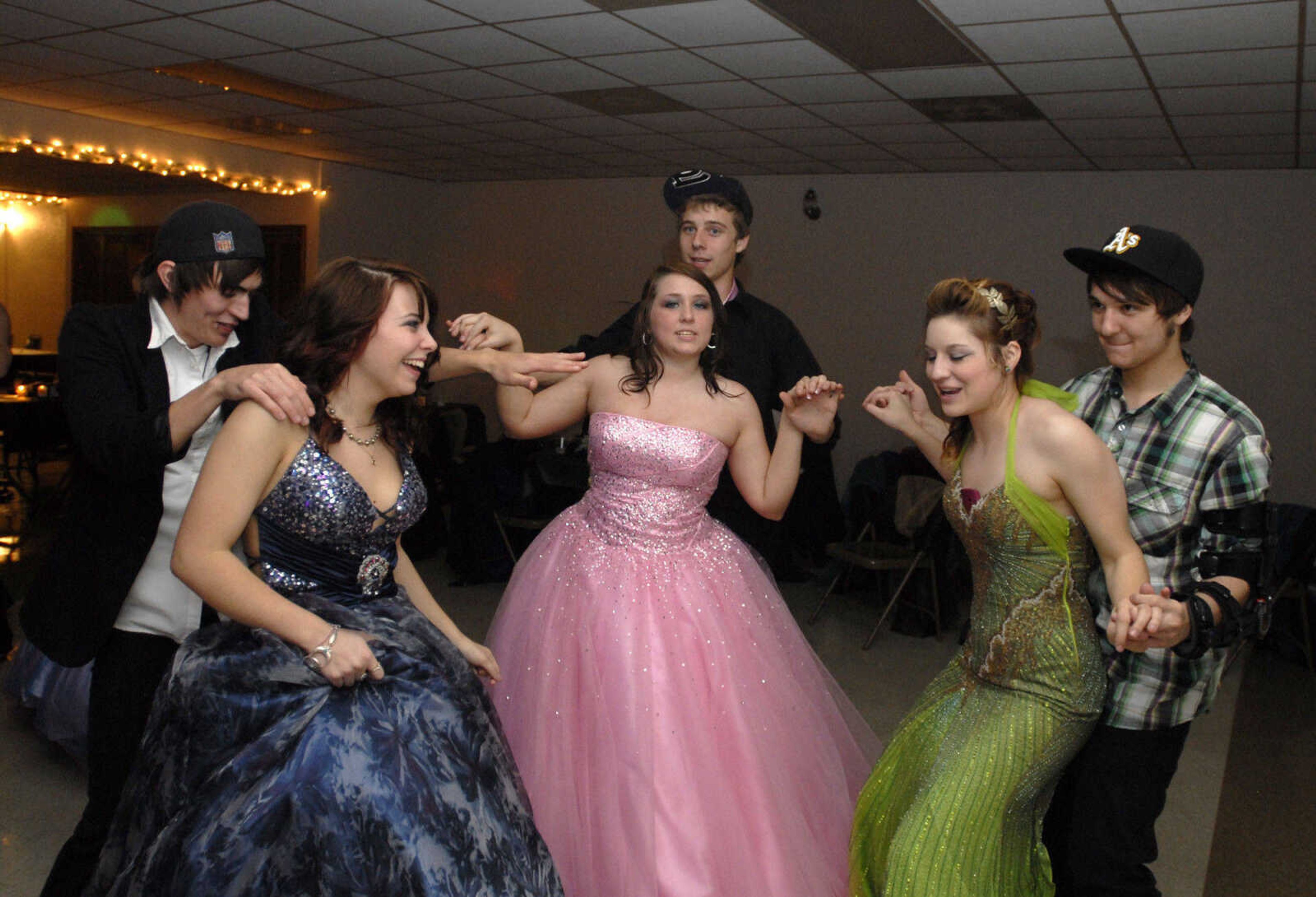 KRISTIN EBERTS ~ keberts@semissourian.com

Saxony Lutheran held their 2011 prom, titled "A Night Behind the Mask," at the Knights of Columbus Hall in Jackson on Saturday, April 9.