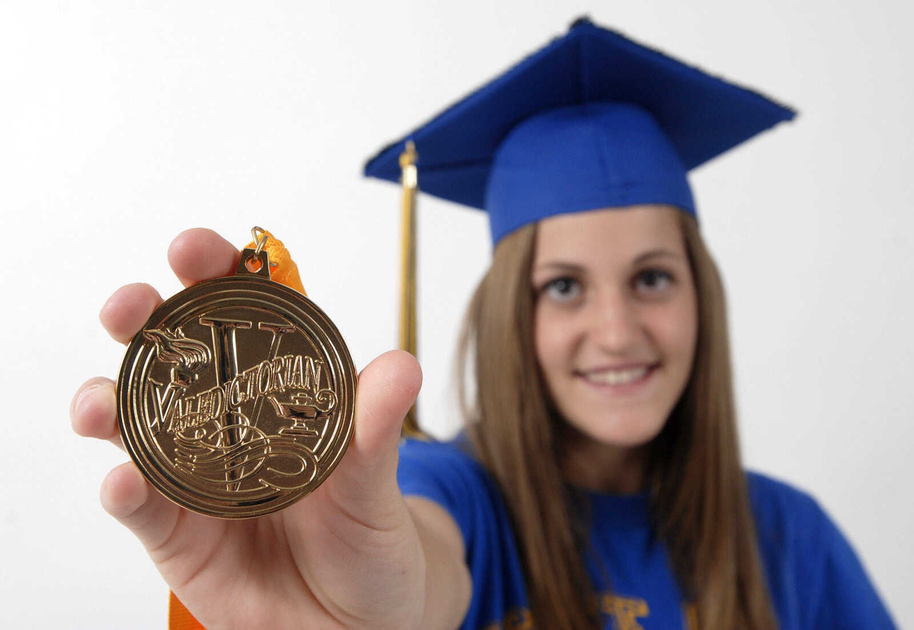 LAURA SIMON~lsimon@semissourian.com
Scott City High School Class of 2011 valedictorian Stacey Heisserer.